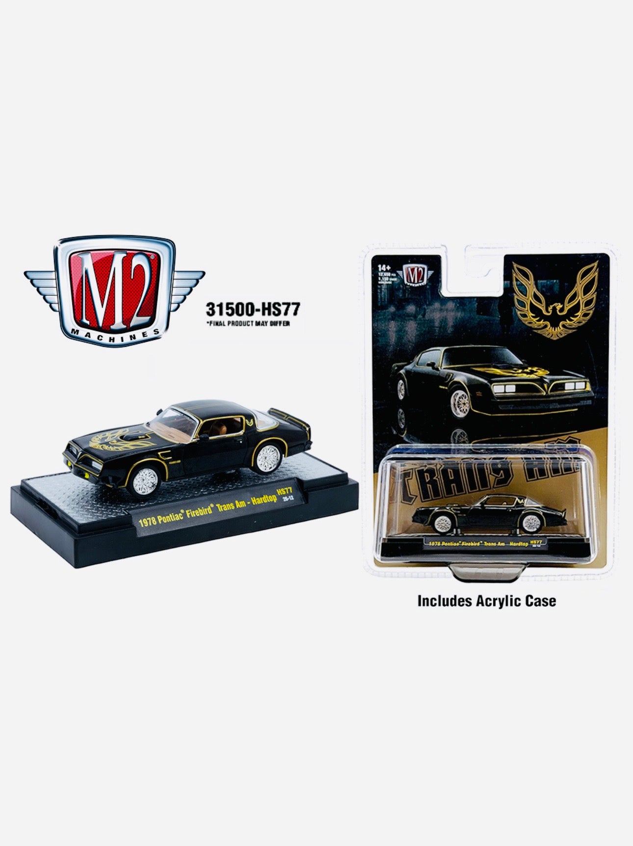amac customs バタフライ　26cm US8 M2 Machines Hobby Exclusive 1978 Pontiac Trans Am Firebird