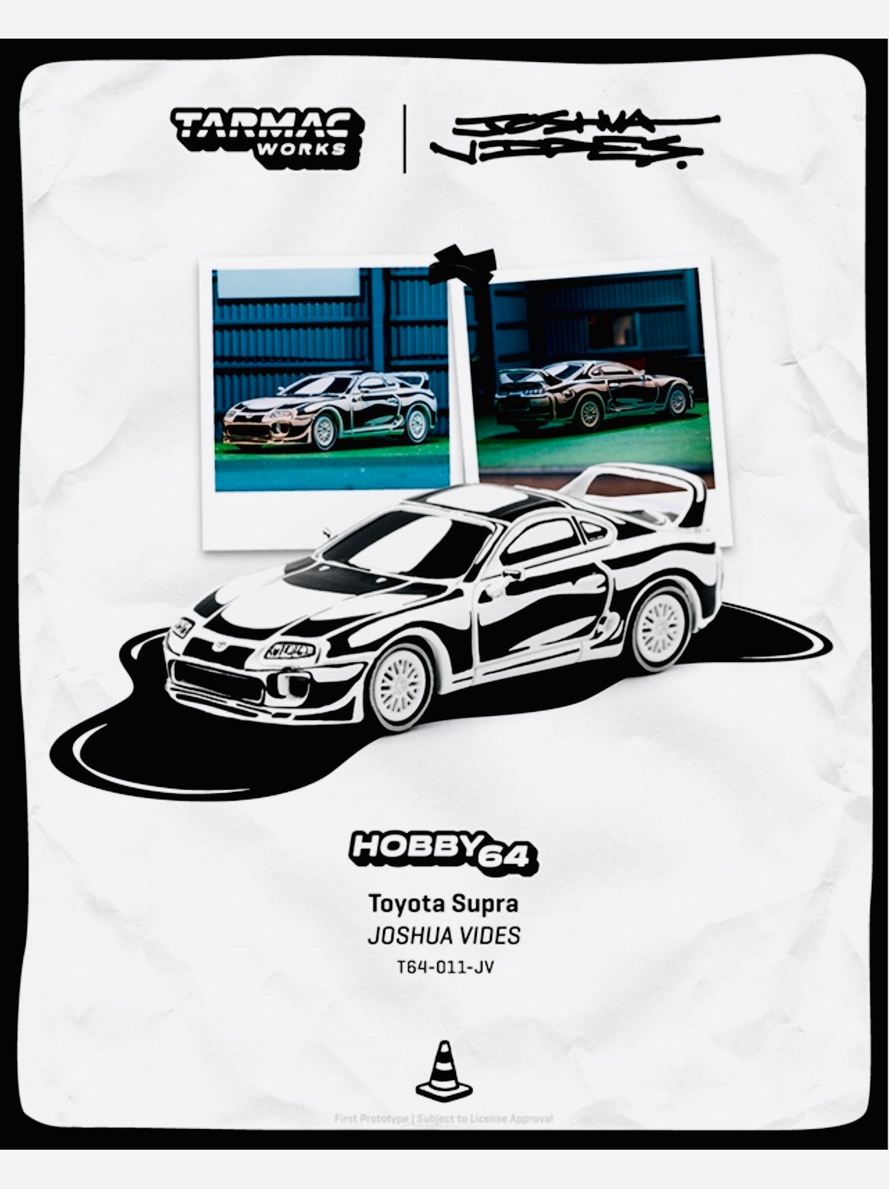 ジョーカードライバー collaboration case TYPE4.5 Tarmac Works Hobby 64 Toyota Supra Designed by Joshua Vides