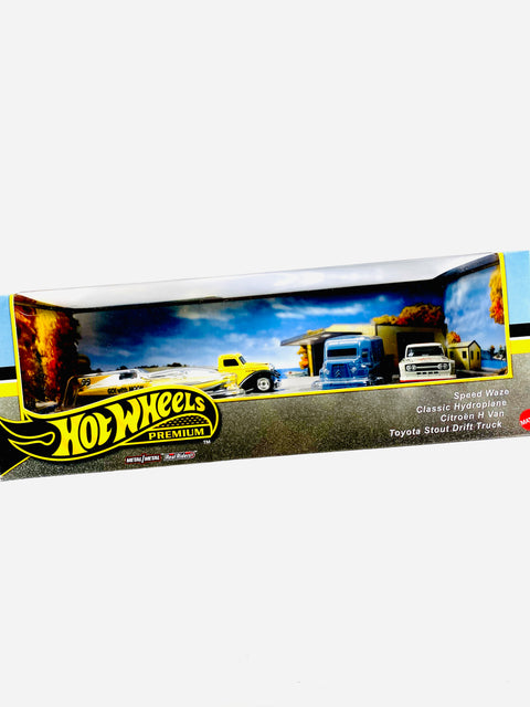 Hot Wheels 2024 Wal-Mart Exclusive Car Culture Premium Team Mooneyes Box Set Diorama - Damaged Box
