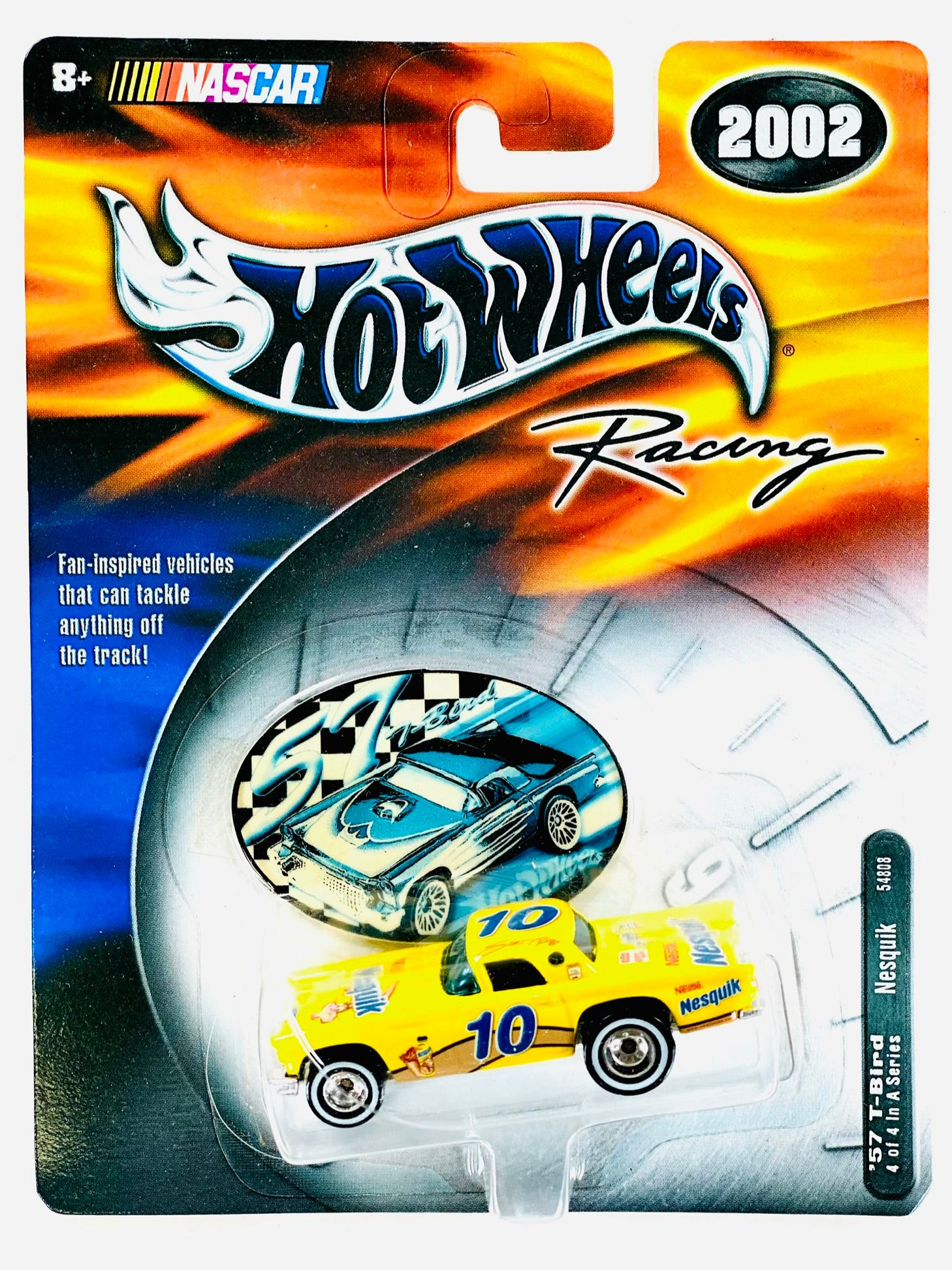 激レア！weezer Dust West Tour 2002 T アメリカ製 Hot Wheels 2002 Nascar Racing Nesquik '57 T-Bird #10 - Damaged