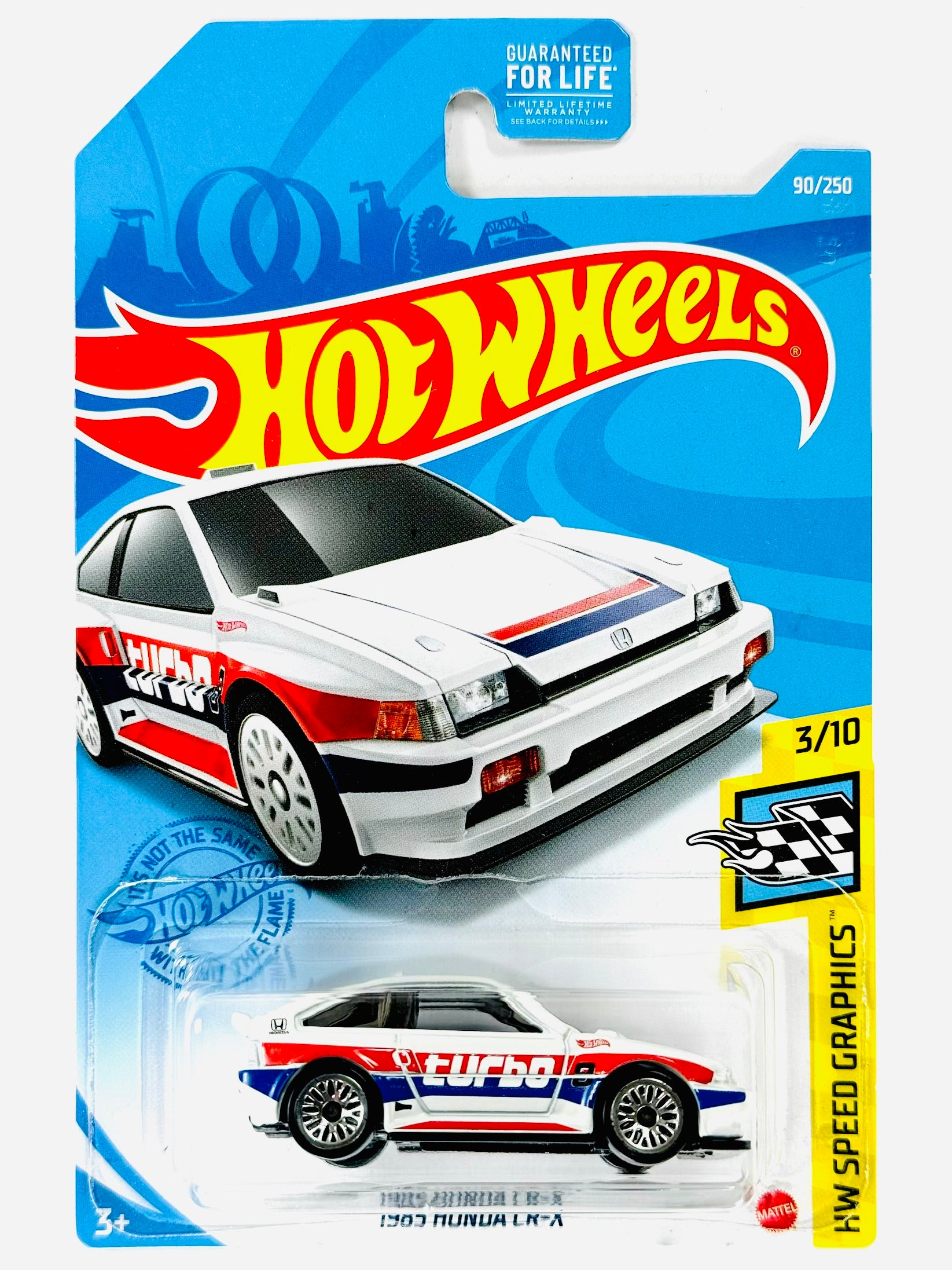 Hot Wheels HW Speed Graphics 1985 Honda CR-X (90/250) - Damaged