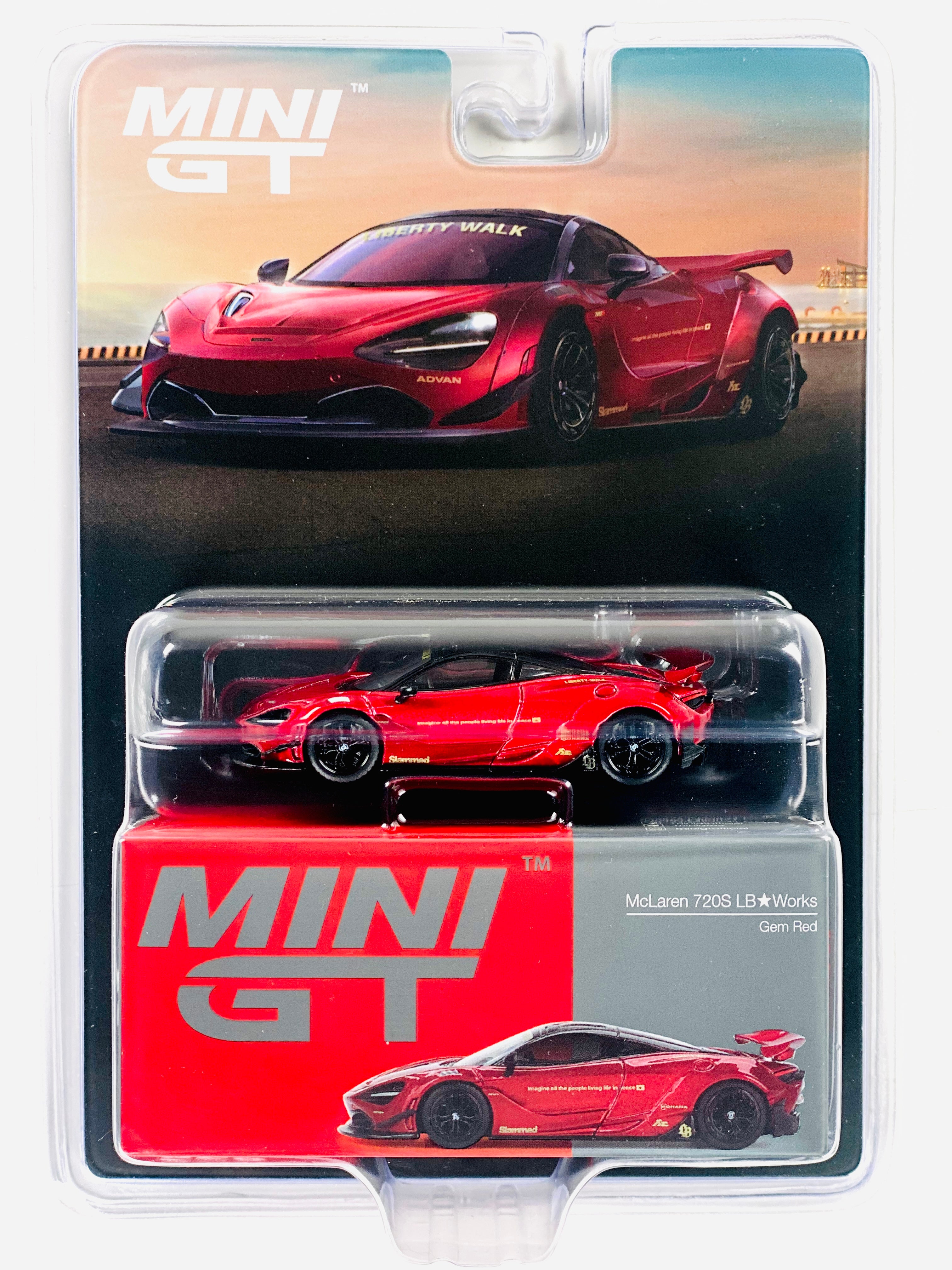 Mini GT McLaren 720S LB-Works Gem Red LHD #828 – Jcardiecast