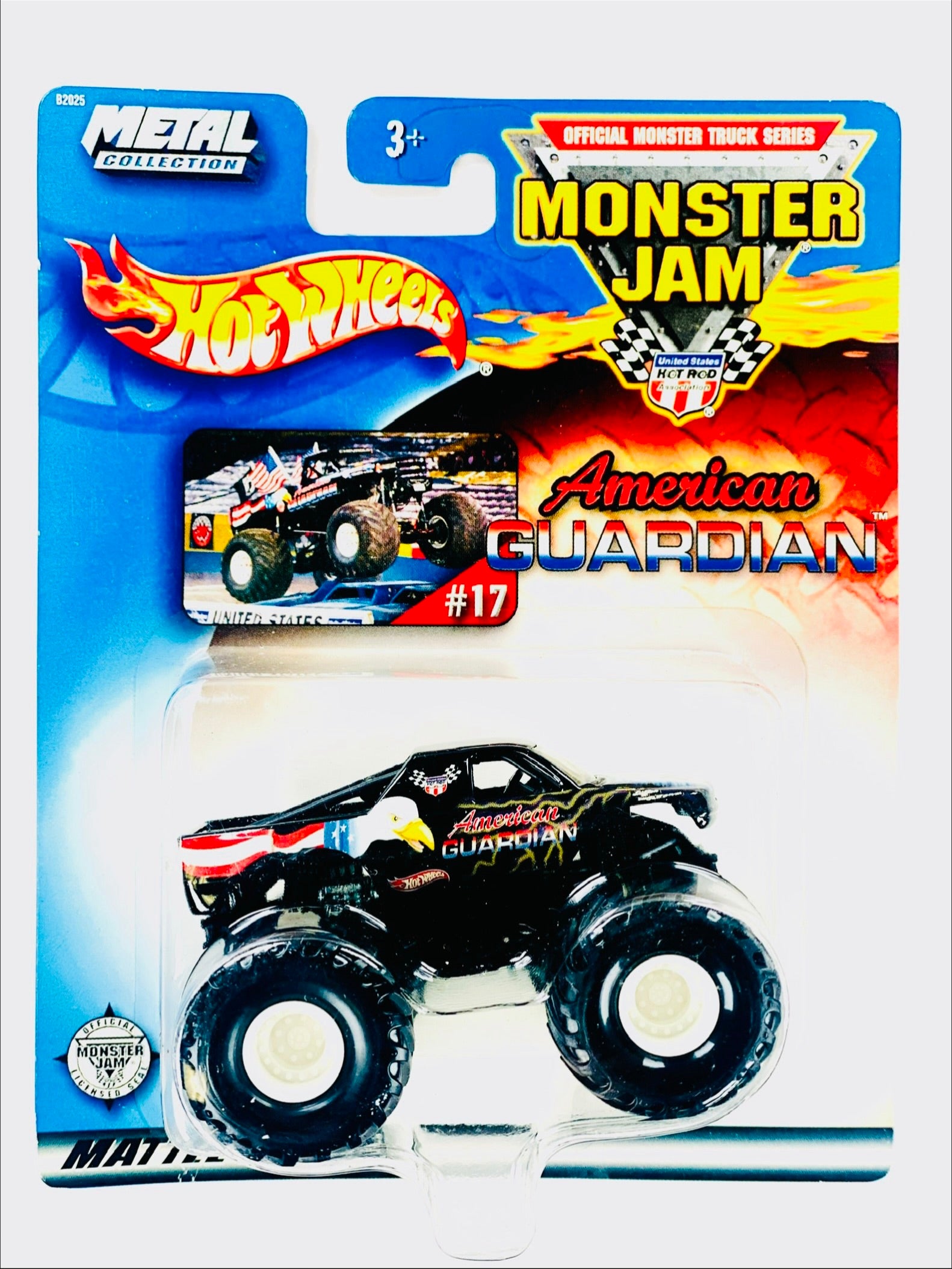 Hot Wheels 2003 Monster Jam Metal Collection American Guardian