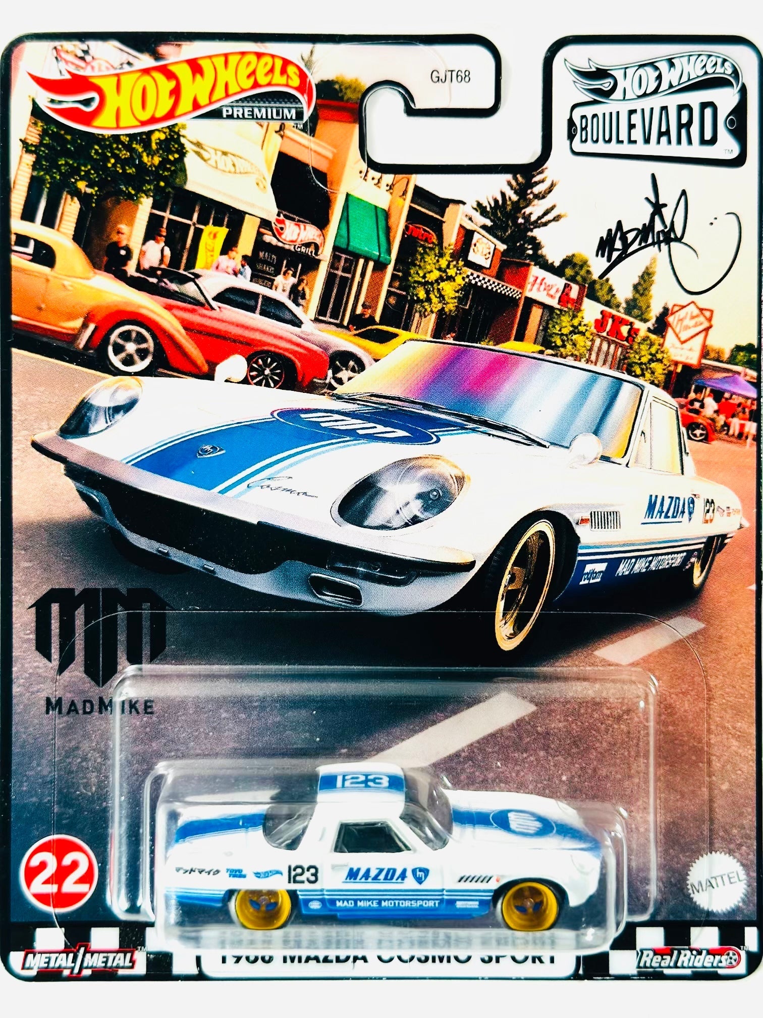 春のページ Hot Wheels 2021 Boulevard 1968 Mazda Cosmo Sport #22 - Damaged