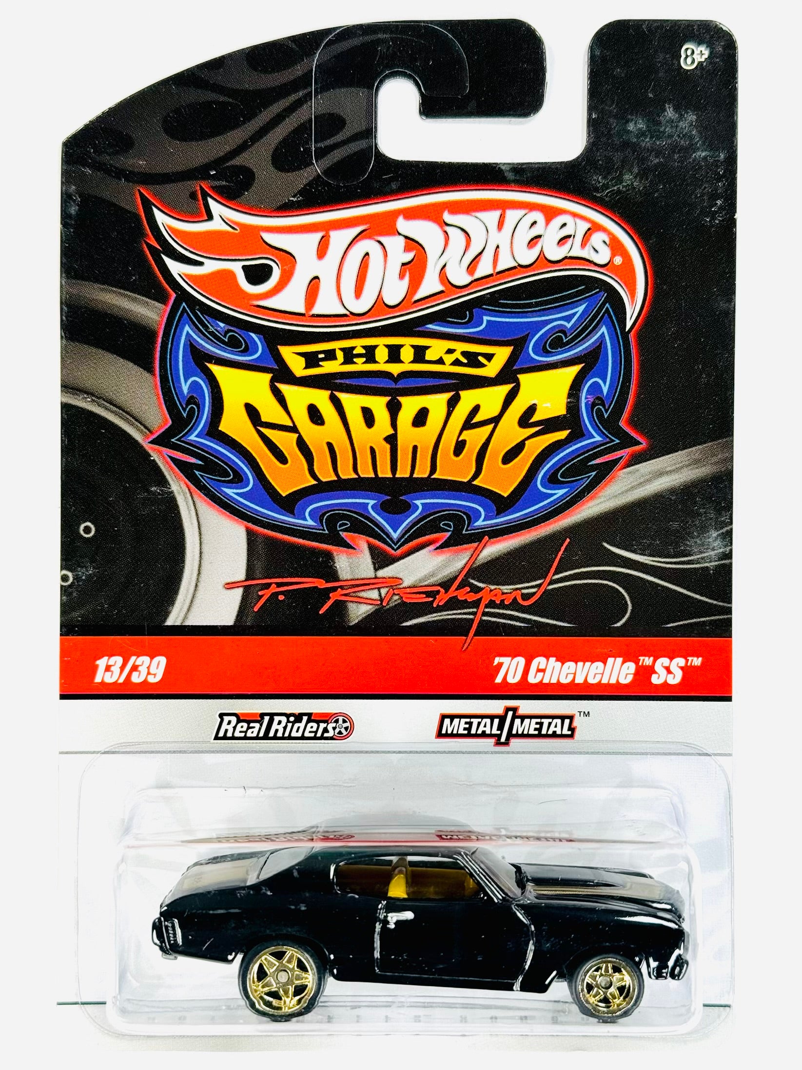 Hot Wheels Phil's Garage '70 Chevelle SS Black Chase - Damaged