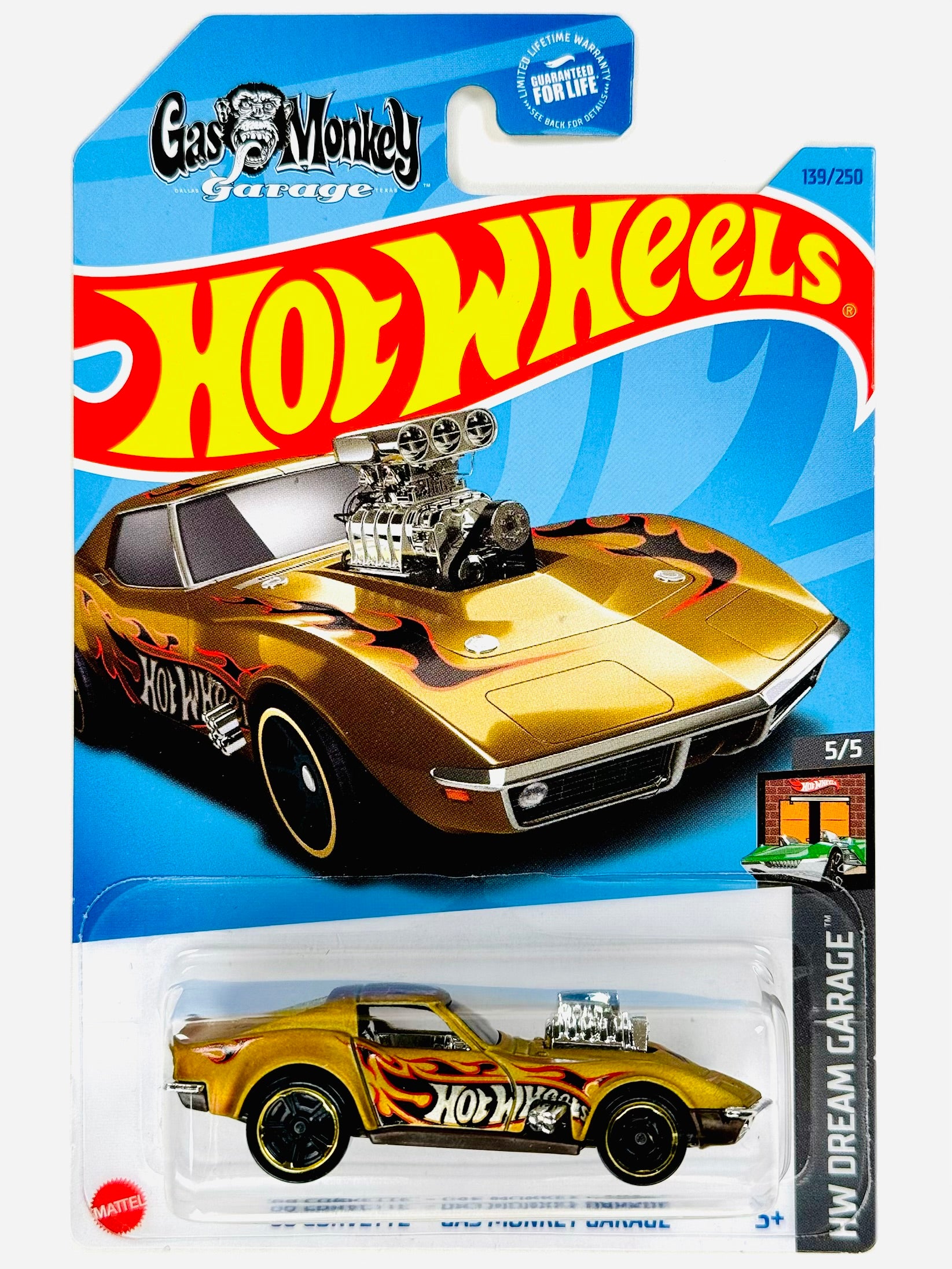 【Hot Wheels】ガスモンキー Hot Wheels HW Dream Garage Gas Monkey Garage '68 Corvette (139/250