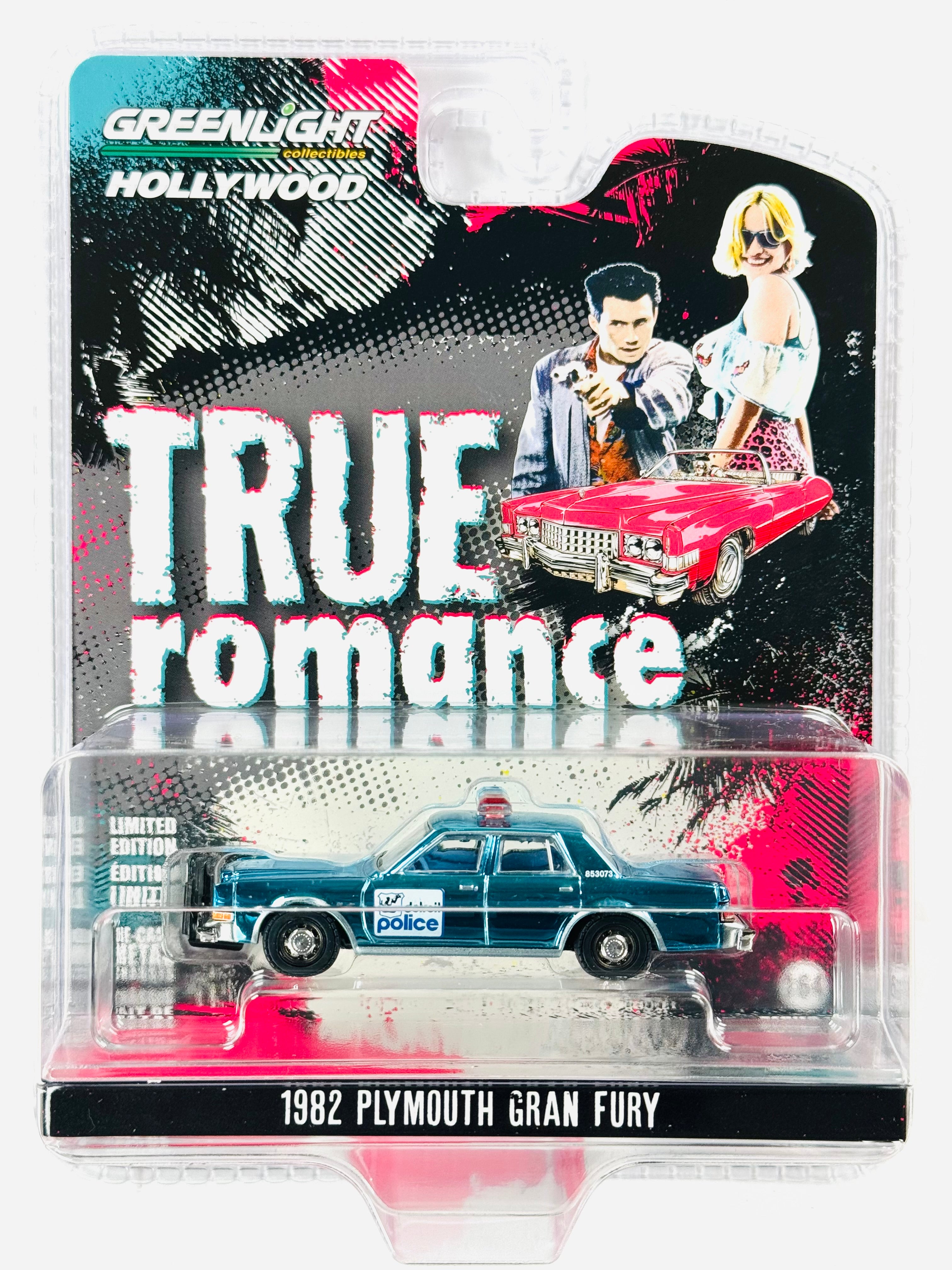 Greenlight Hollywood True Romance 1982 Plymouth Gran Fury Blue