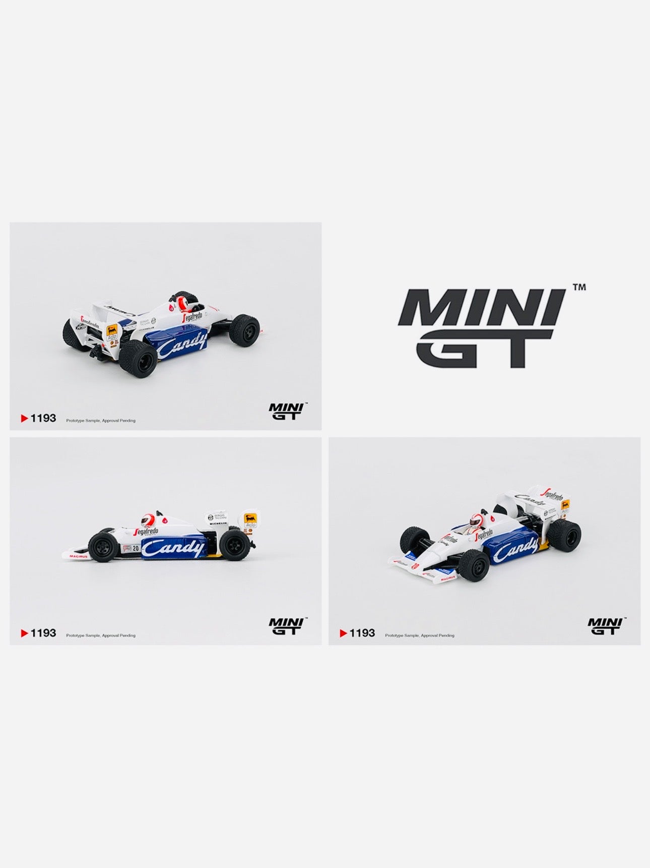 ROCKET11ミニチャンプス フランスGP 1984 J.CECCOTO 1/18 Minichamps