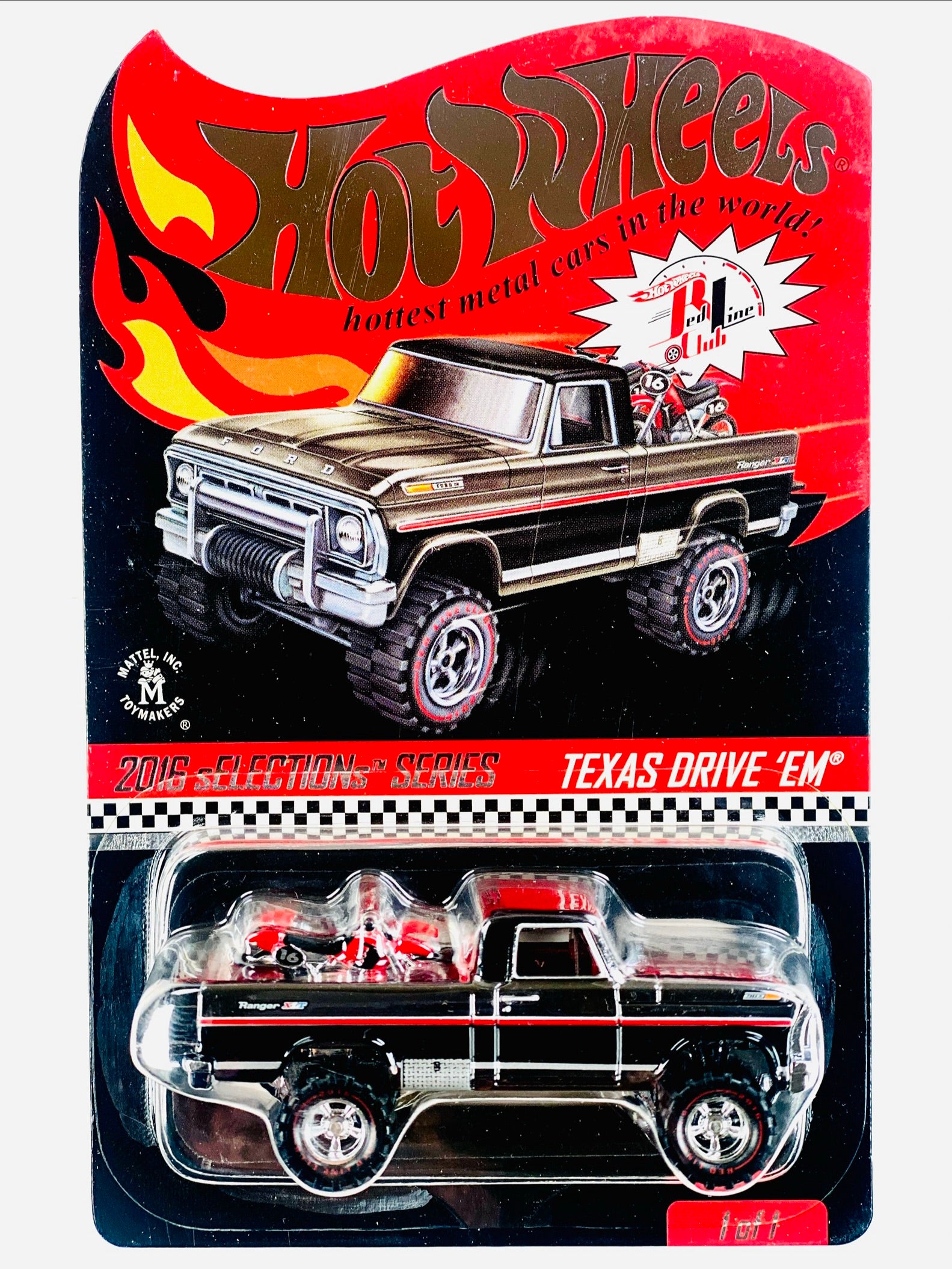 ホットウィール テキサスドライブ RLC 限定 TEXAS DRIVE 'EM Hot Wheels 2016 Selections Series RLC Exclusive Texas Drive 'Em