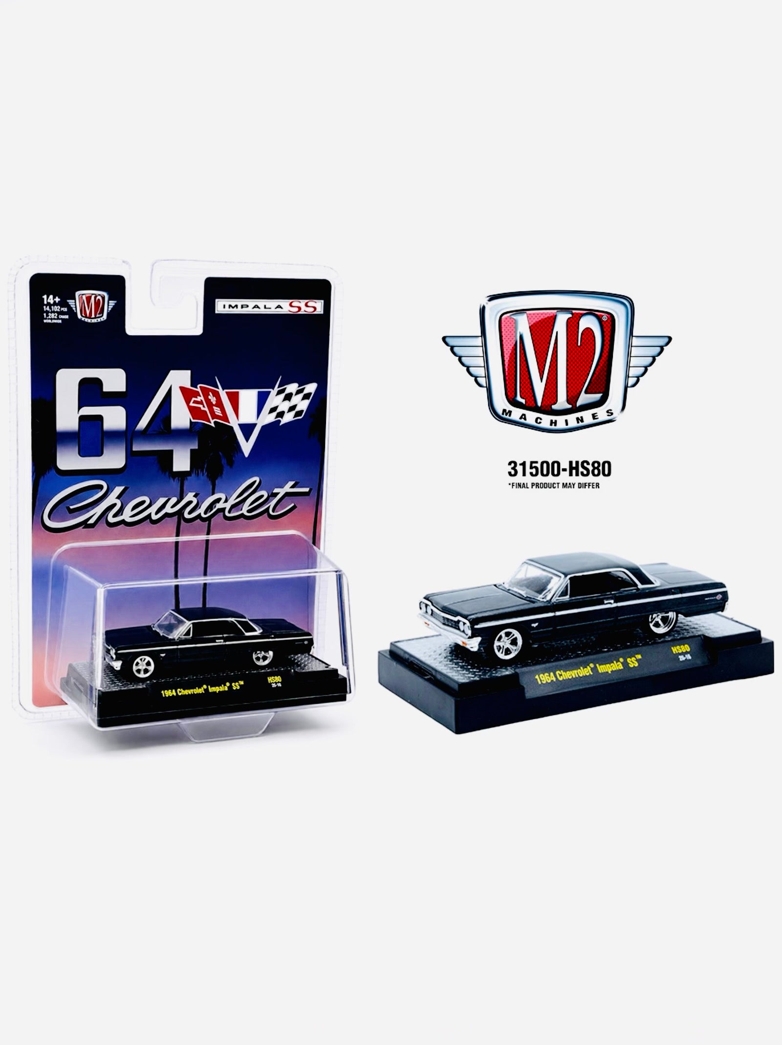 M2 Machines Hobby Exclusive 1964 Chevrolet Impala Hard Top Daytona