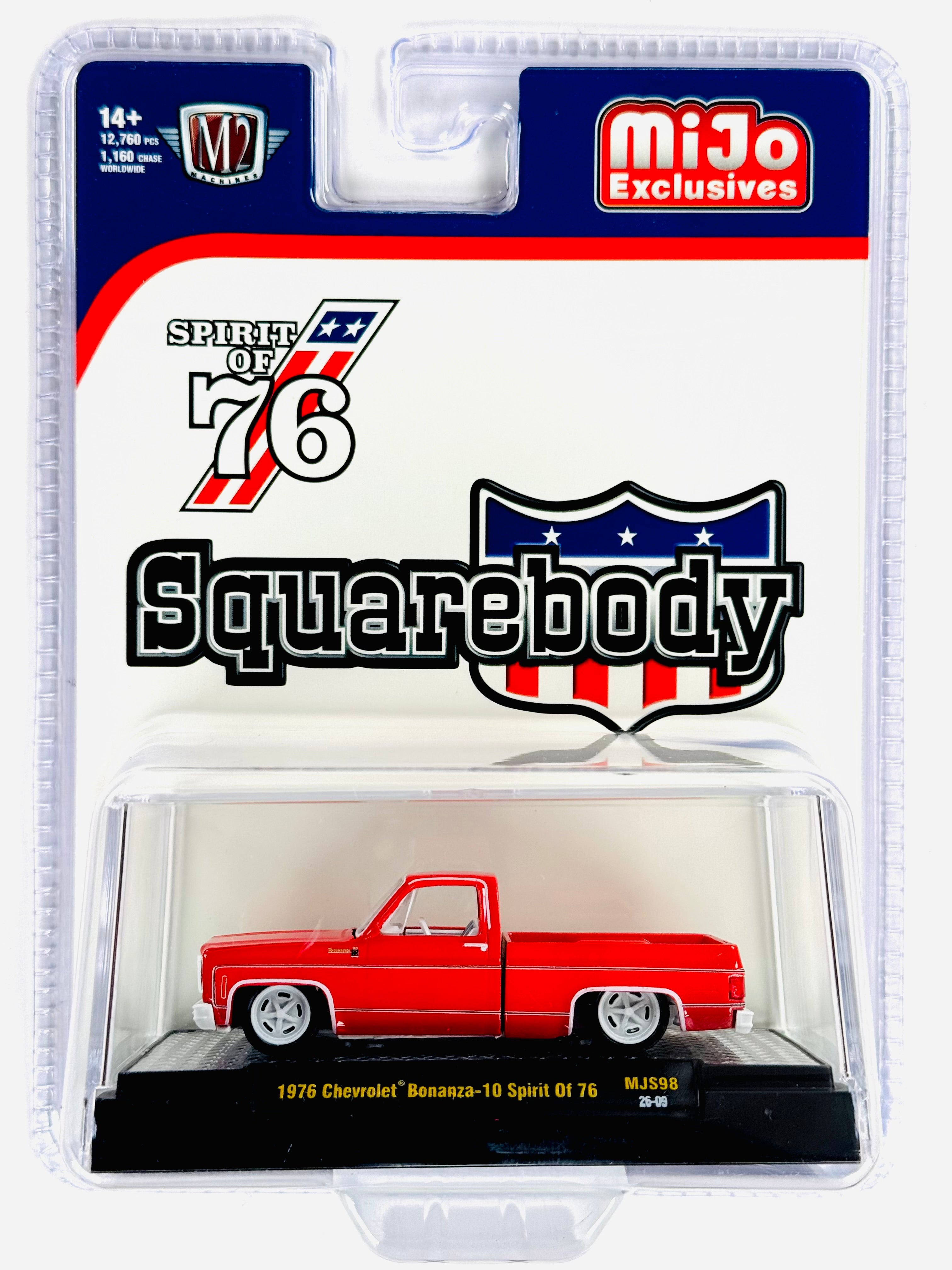 M2 Machines Mijo Exclusive USA Squarebody 1976 Chevrolet Silverado