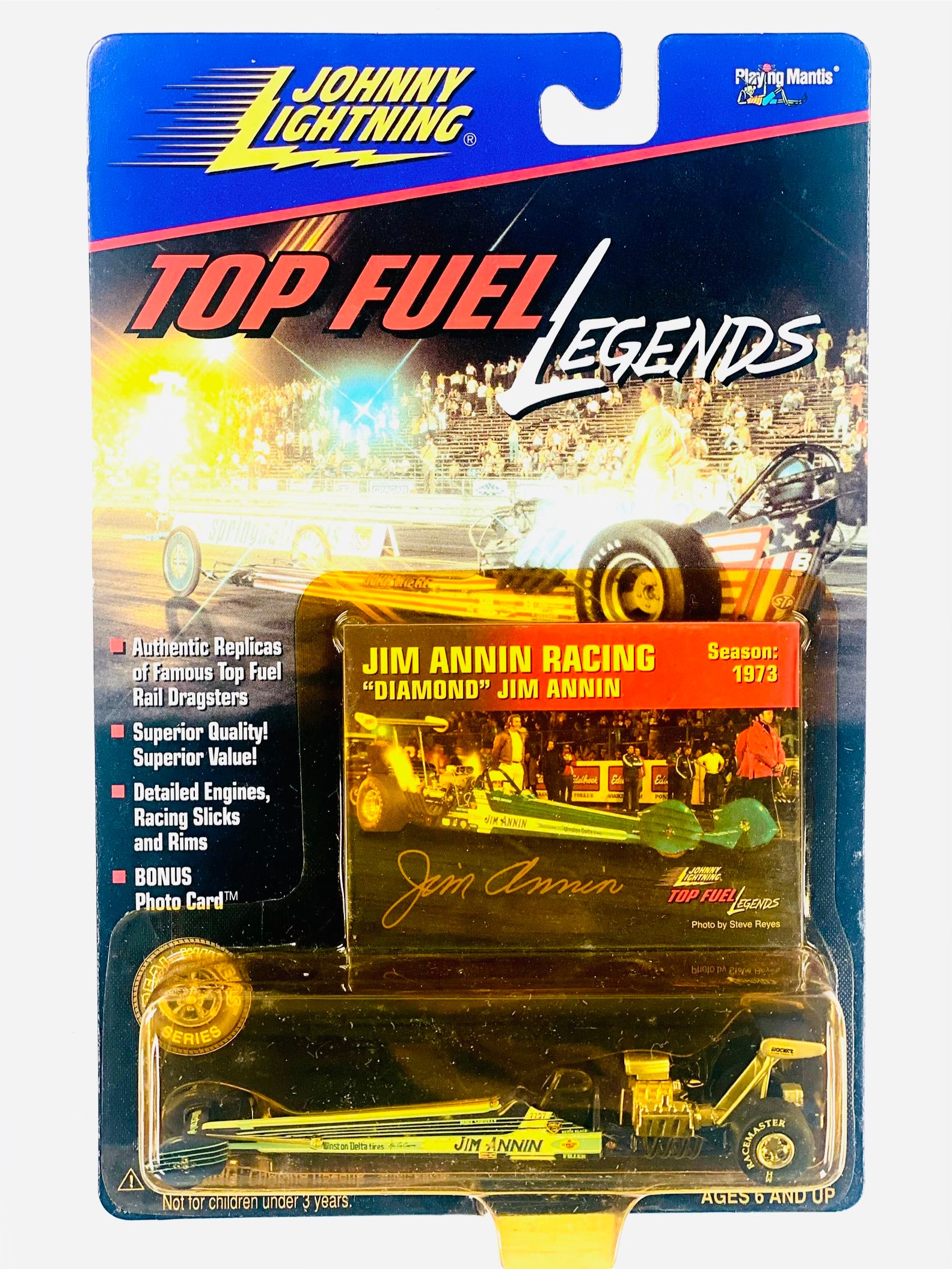 Johnny Lightning Top Fuel Legends 1973 Jim Annin Racing Diamond