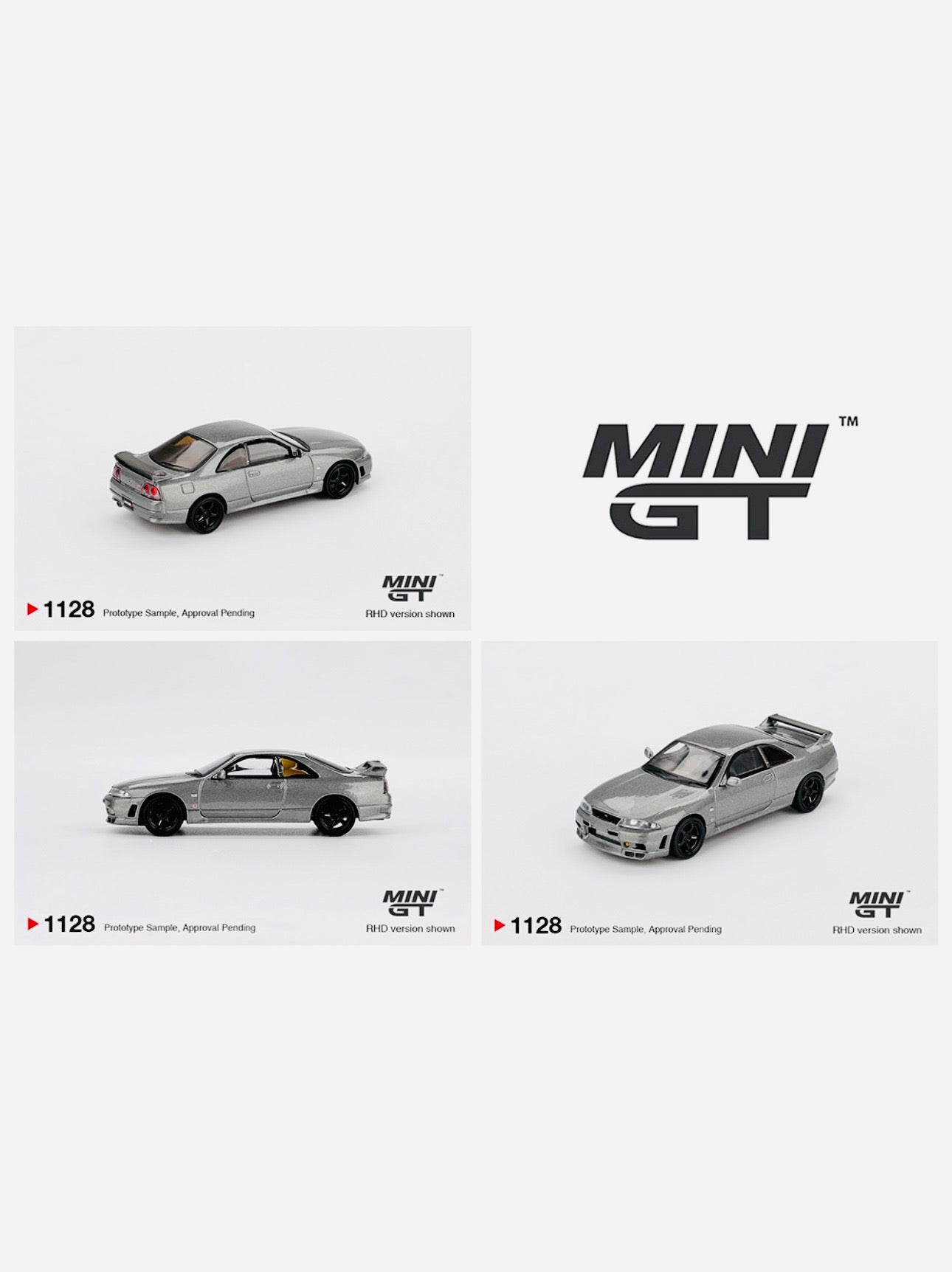 Mini GT Nissan Skyline GTR Dark Metal Gray Nismo BCNR33 CRS