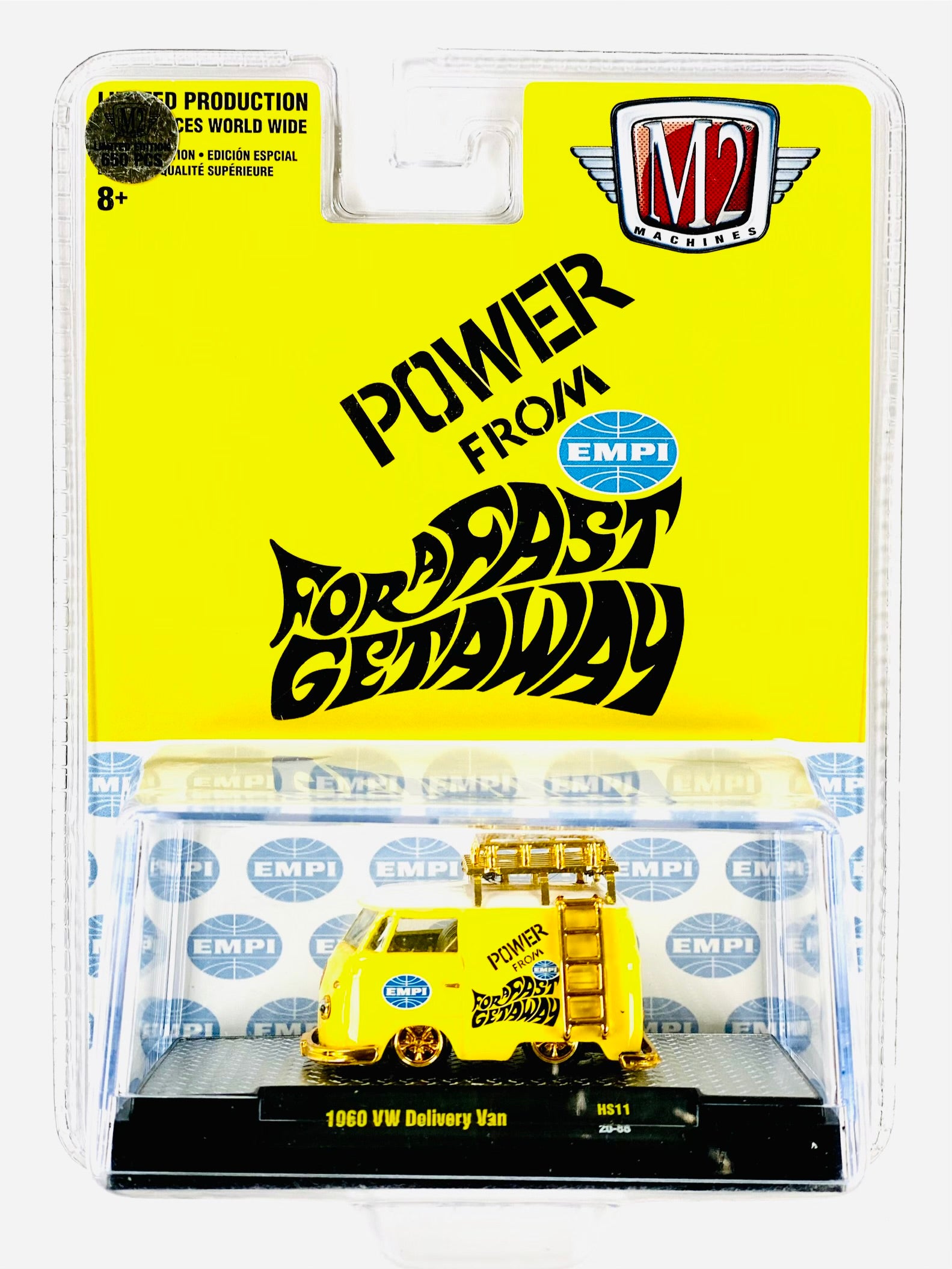 M2 Machines Power From Empi 1960 VW Delivery Van Chase - Damaged