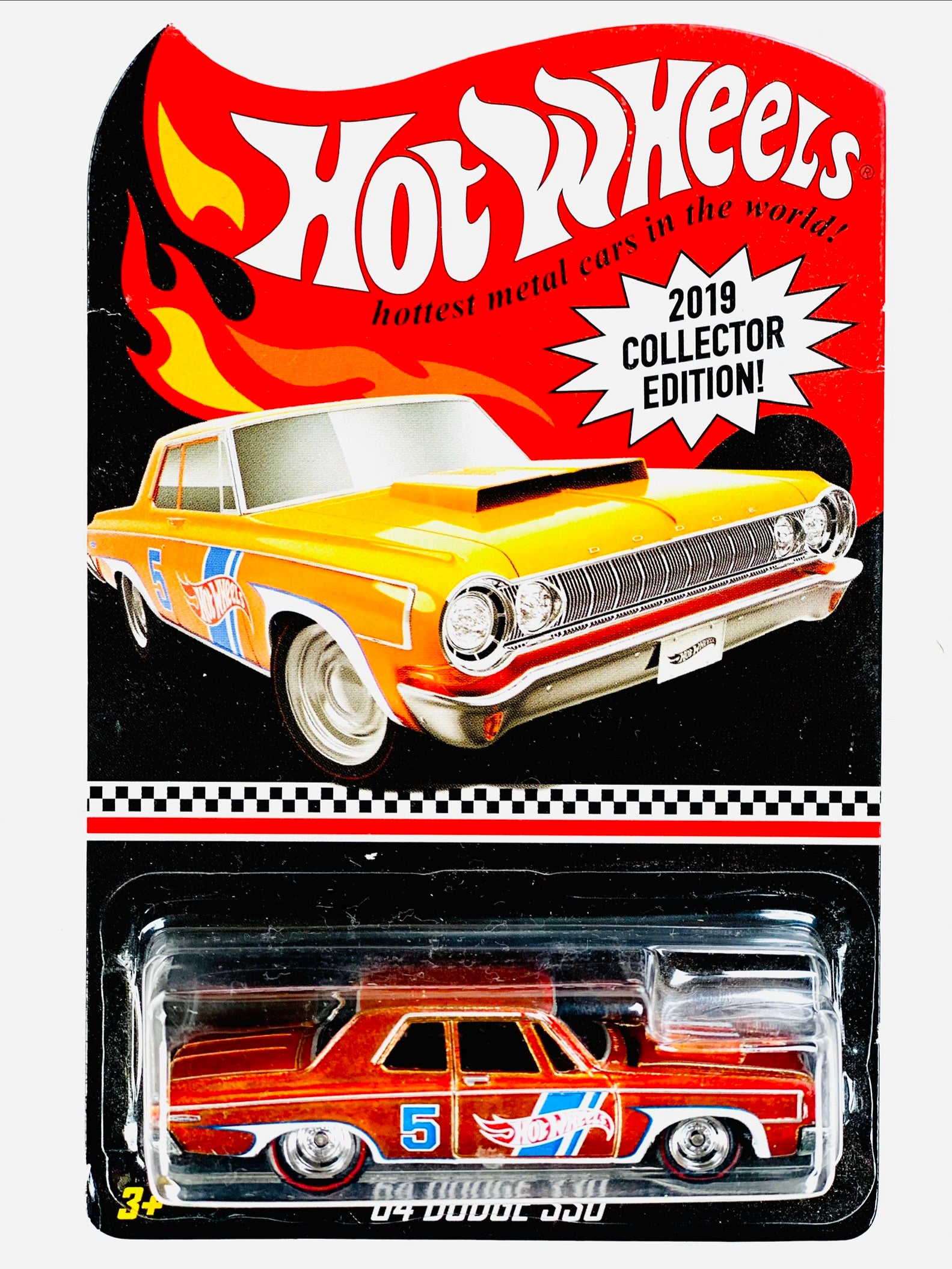 Hot Wheels 2019 Kroger Mail-in '64 Dodge 330 - Damaged Card