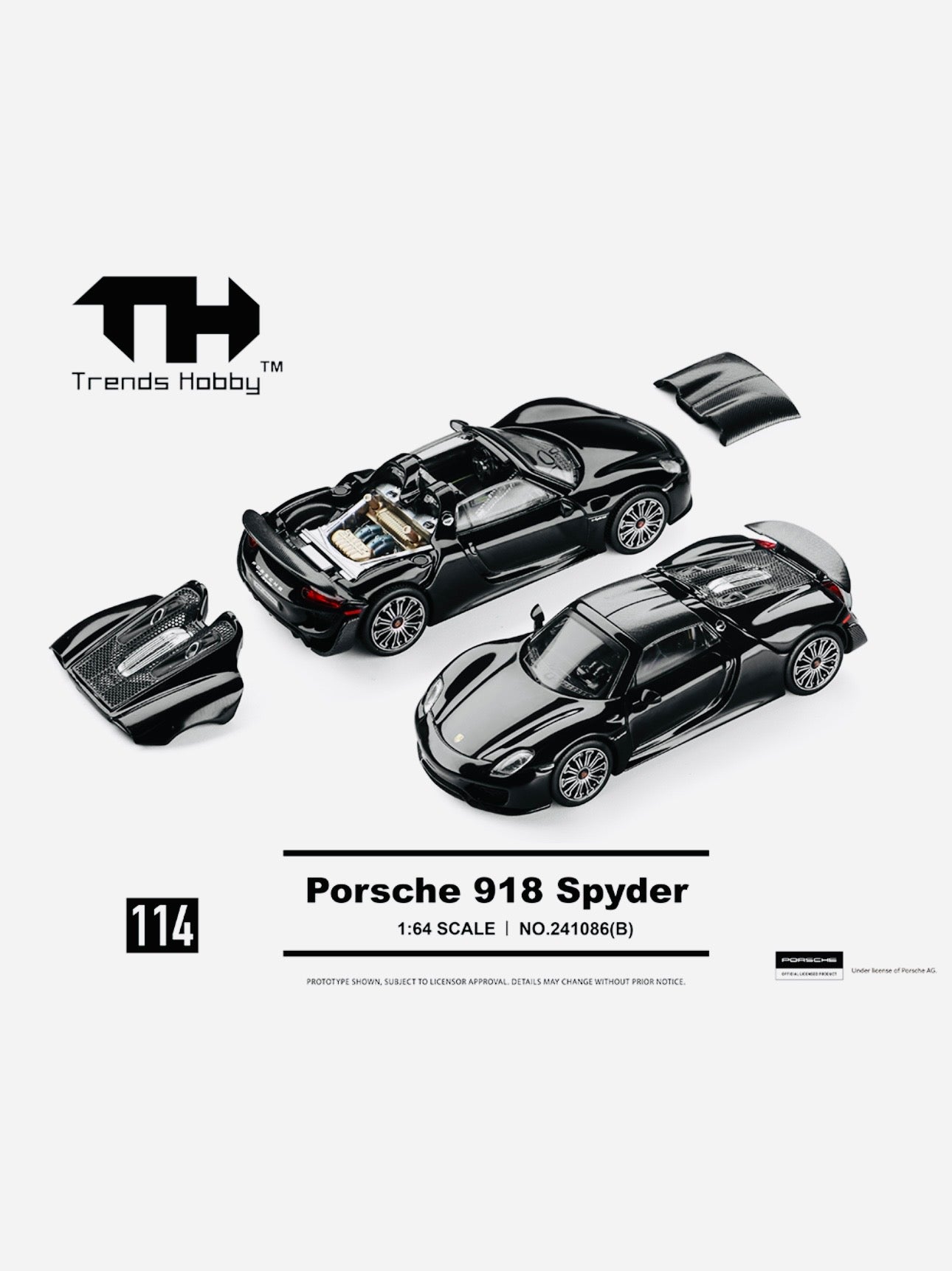 Trends Hobby Factory Sealed Porsche 918 Spyder Black – Jcardiecast