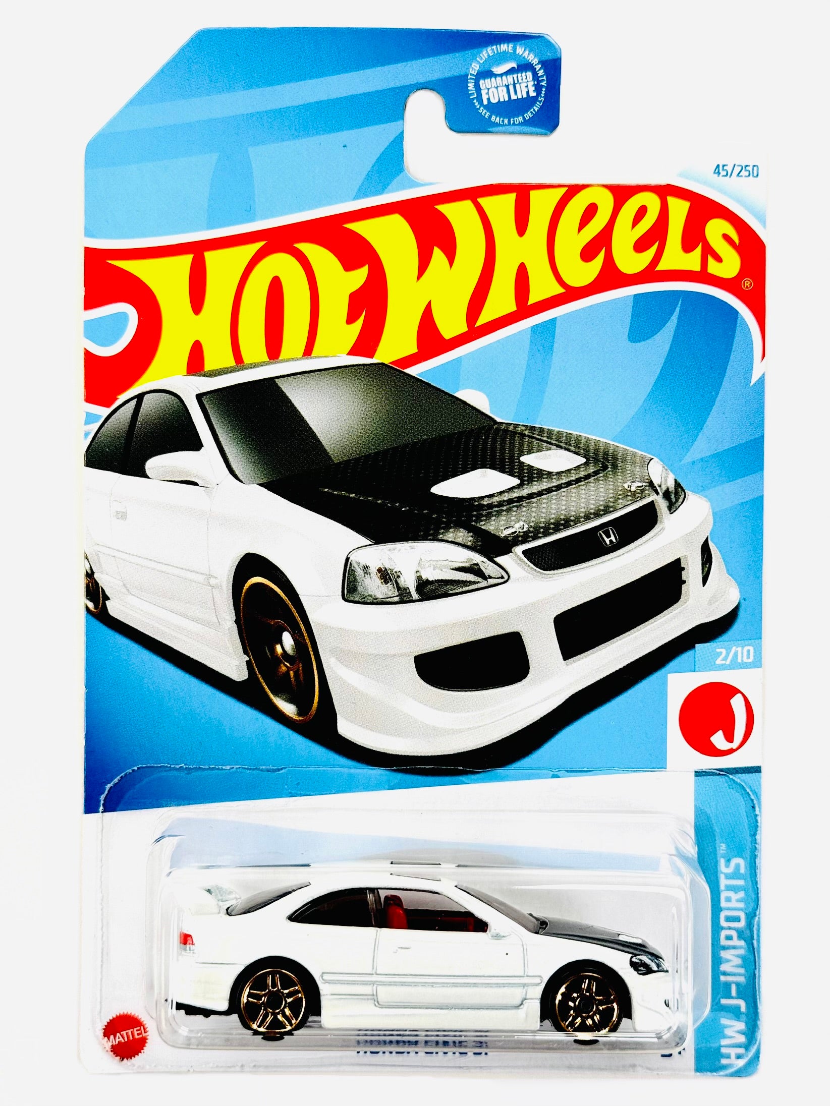 Hot Wheels HW J-Imports Honda Civic Si (45/250) - Damaged Card