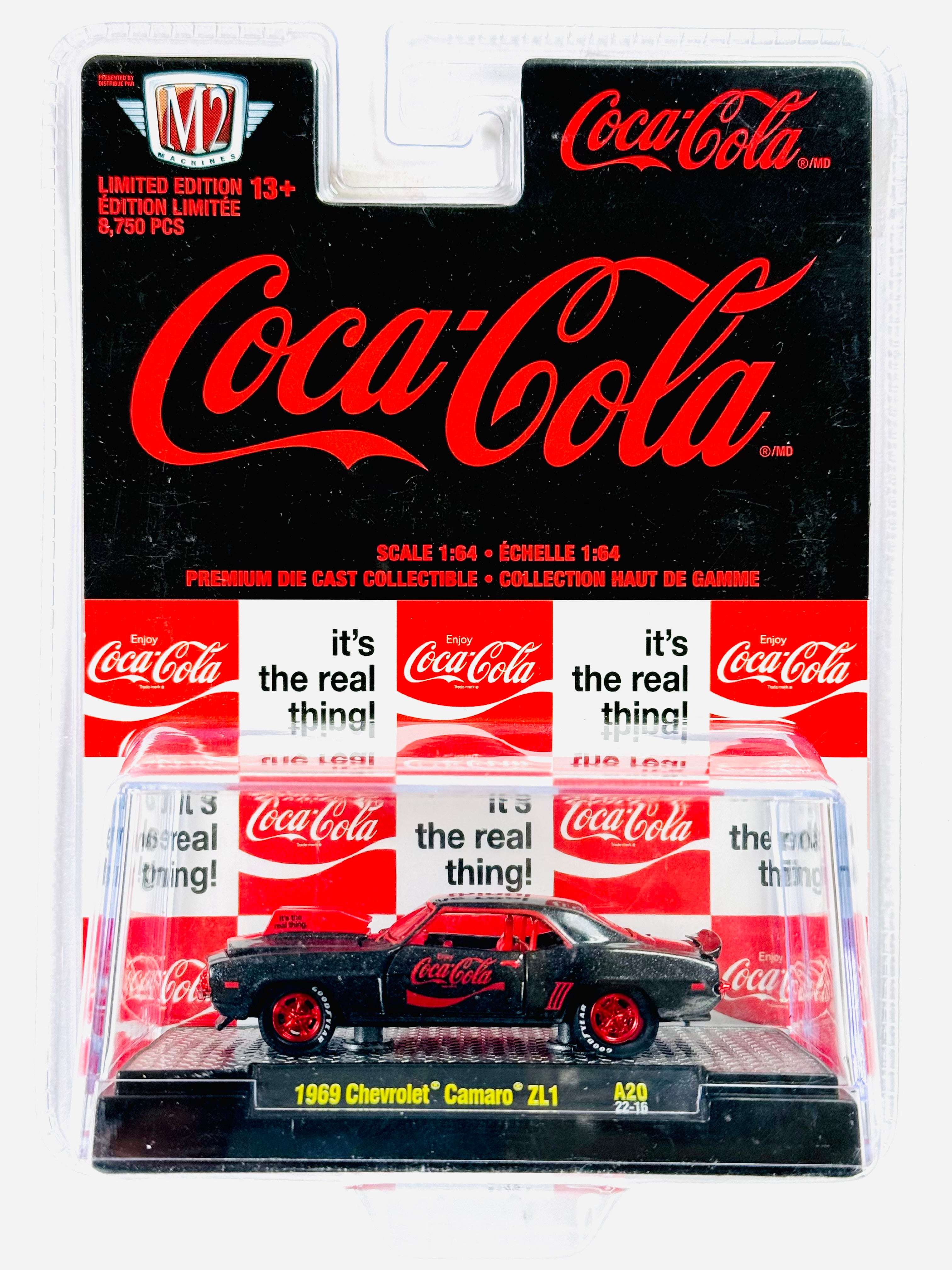 M2 Machines Coca Cola 1969 Chevrolet Camaro ZL1 Chase - Damaged
