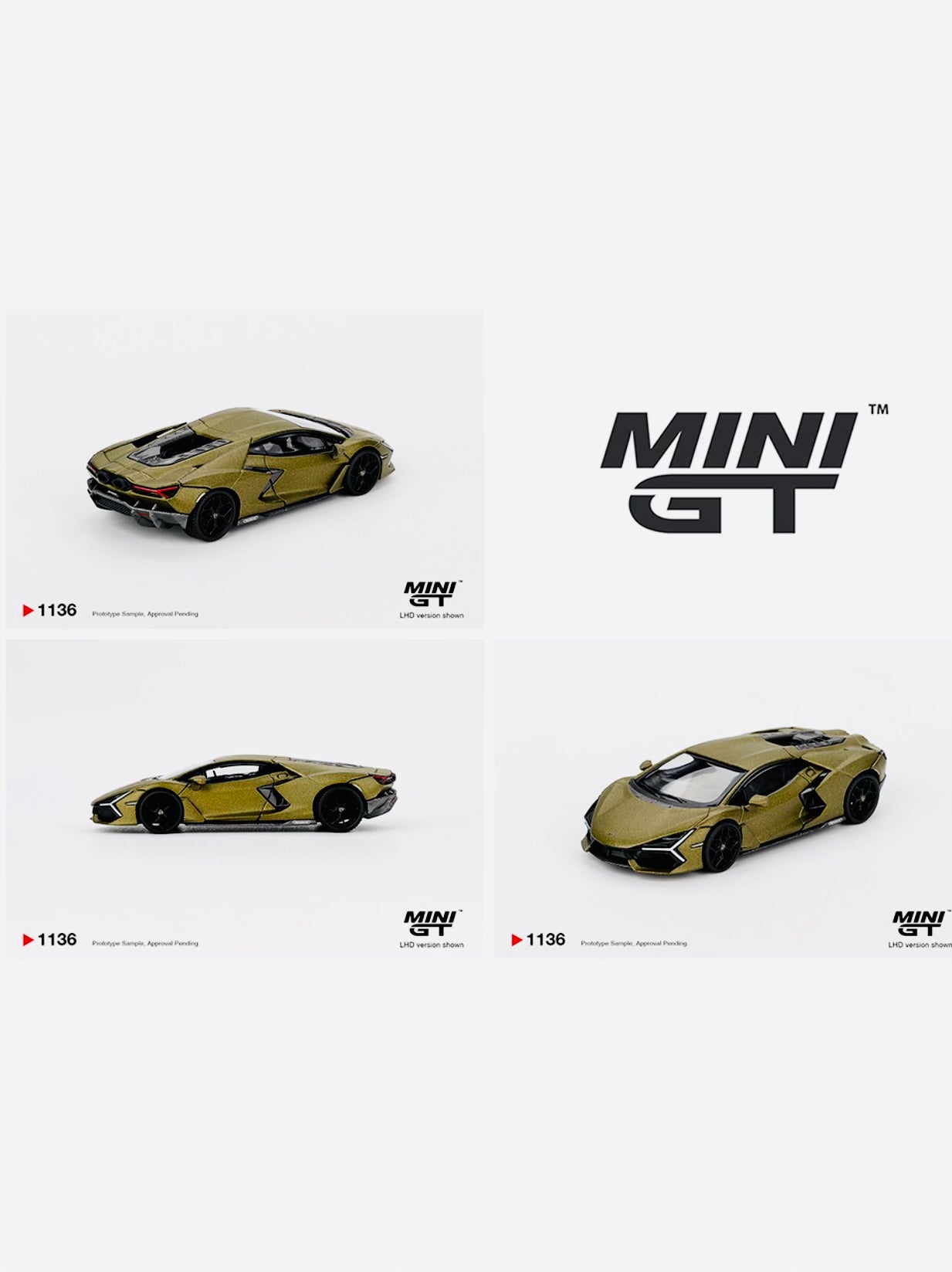 Mini GT Lamborghini Revuelto Verde Gea Matte Green #1136 – Jcardiecast