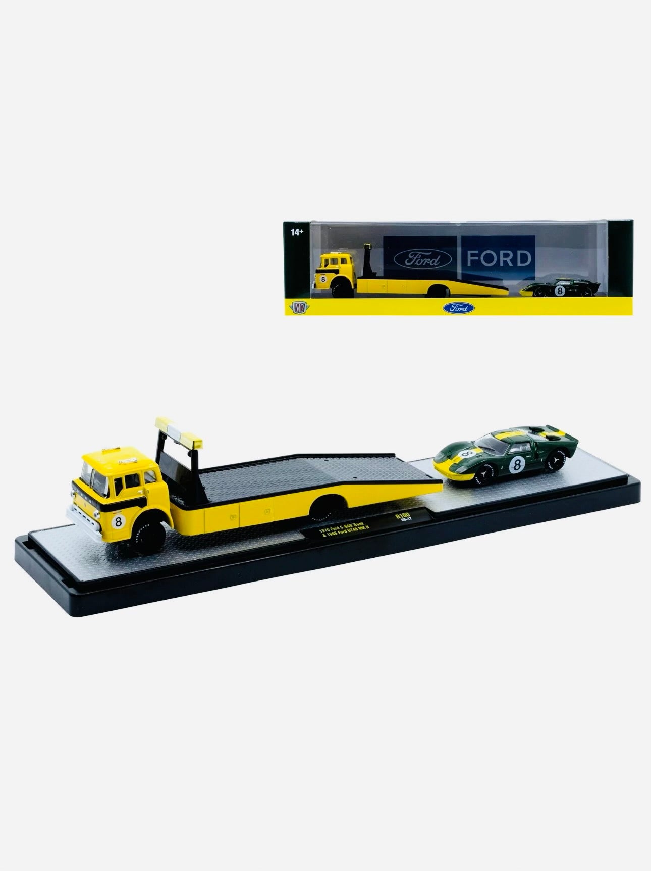 M2 Machines Auto Haulers 1970 Ford C-600 Truck & 1966 Ford GT40