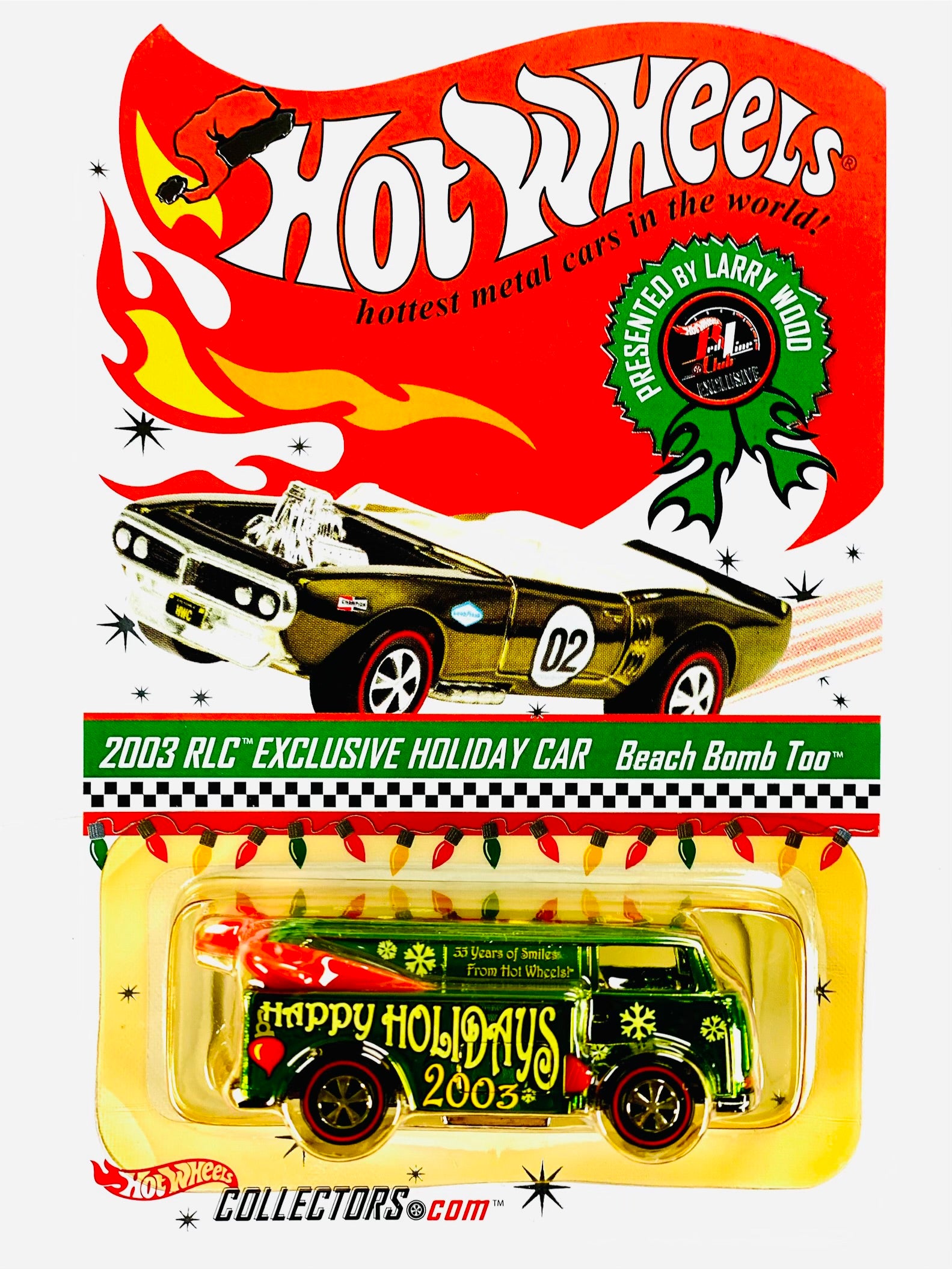Hot Wheels 2003 RLC Exclusive Holiday Car Beach Bomb Too - Damaged