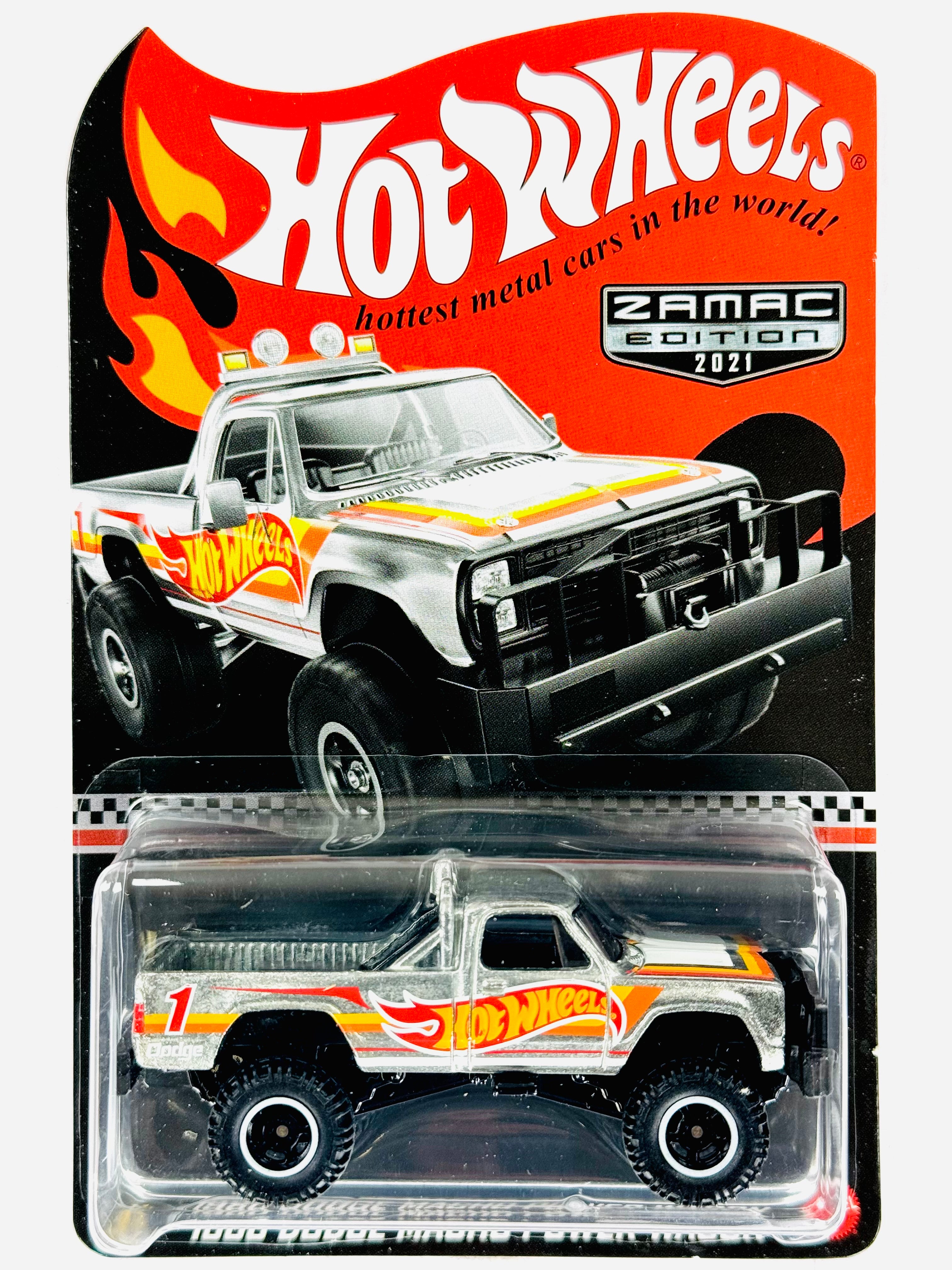 Hot Wheels 2021 RLC Exclusive Zamac 1980 Dodge Macho Power Wagon