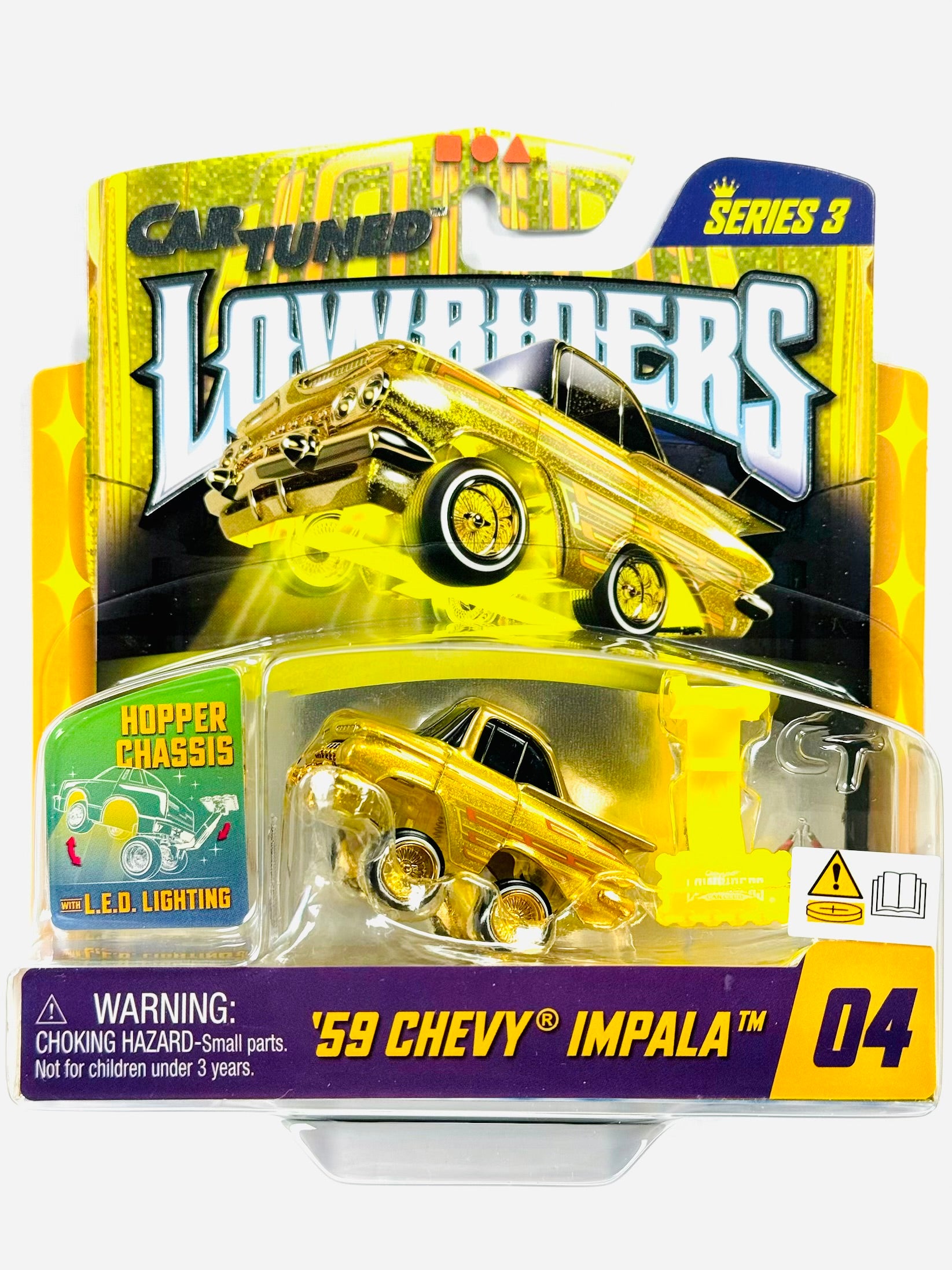 CarTuned Series 3 Lowriders Show Glow LED Light Up Chassis 1959