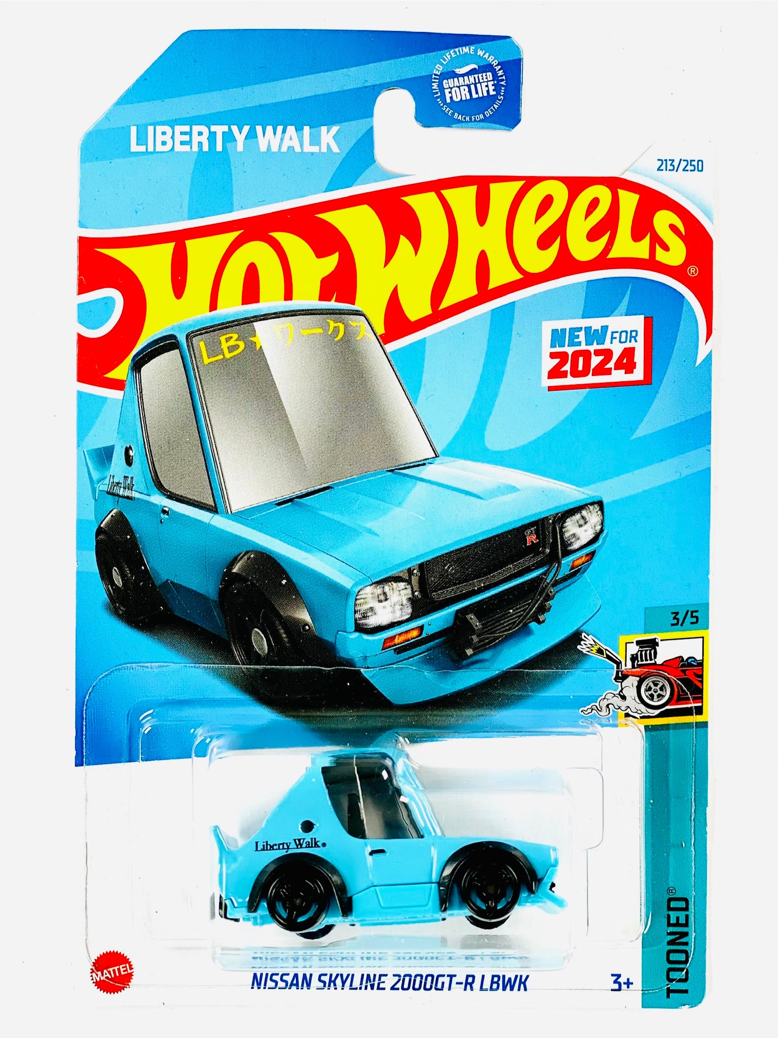 Hot Wheels Tooned Nissan Skyline 2000GT-R LWBK (213/250) - Damaged