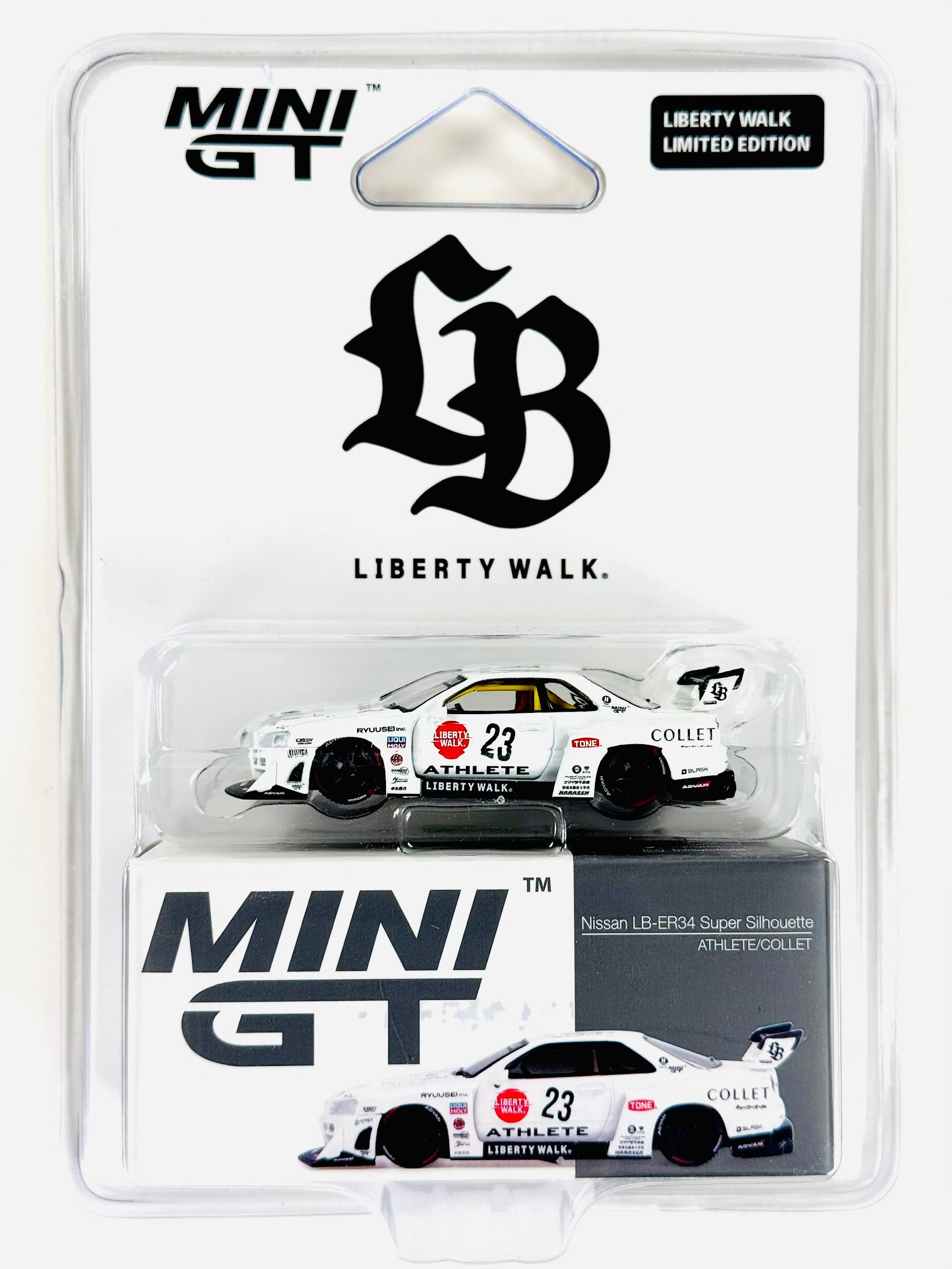 Mini GT LBWK Store Exclusive Nissan LB-ER34 Super Silhouette