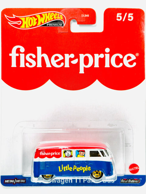 Hot Wheels 2022 Pop Culture Case R Fisher-price Volkswagen T1 Panel Bus - Damaged Card/Blister