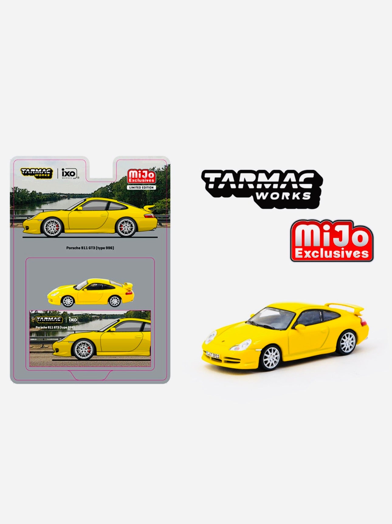 Tarmac Works x iXO Models Mijo Exclusive Porsche 911 GT3 996