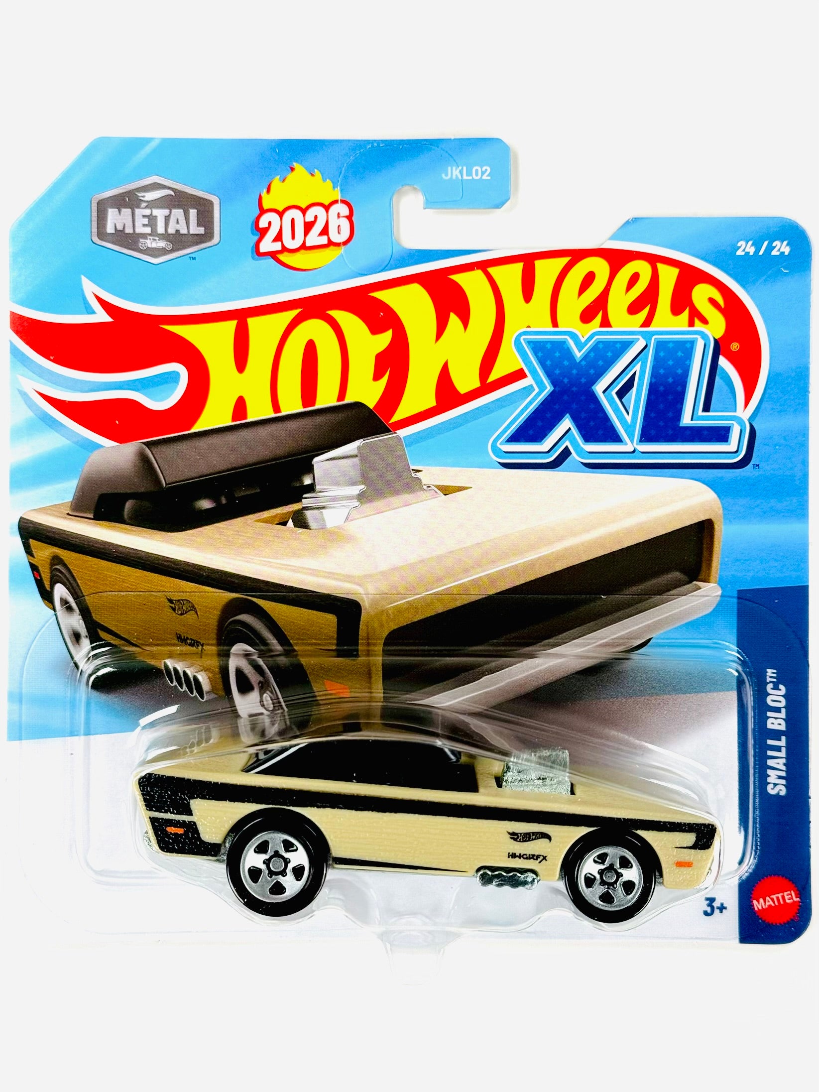Hot Wheels 2026 XL Series 1:43 Scale Case D Small Bloc - Damaged