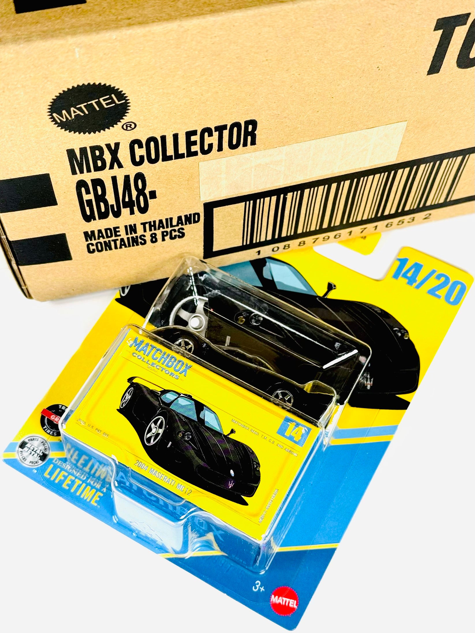 マック Matchbox 2026 Collectors Series 2004 Maserati MC12 Solid Pack (8