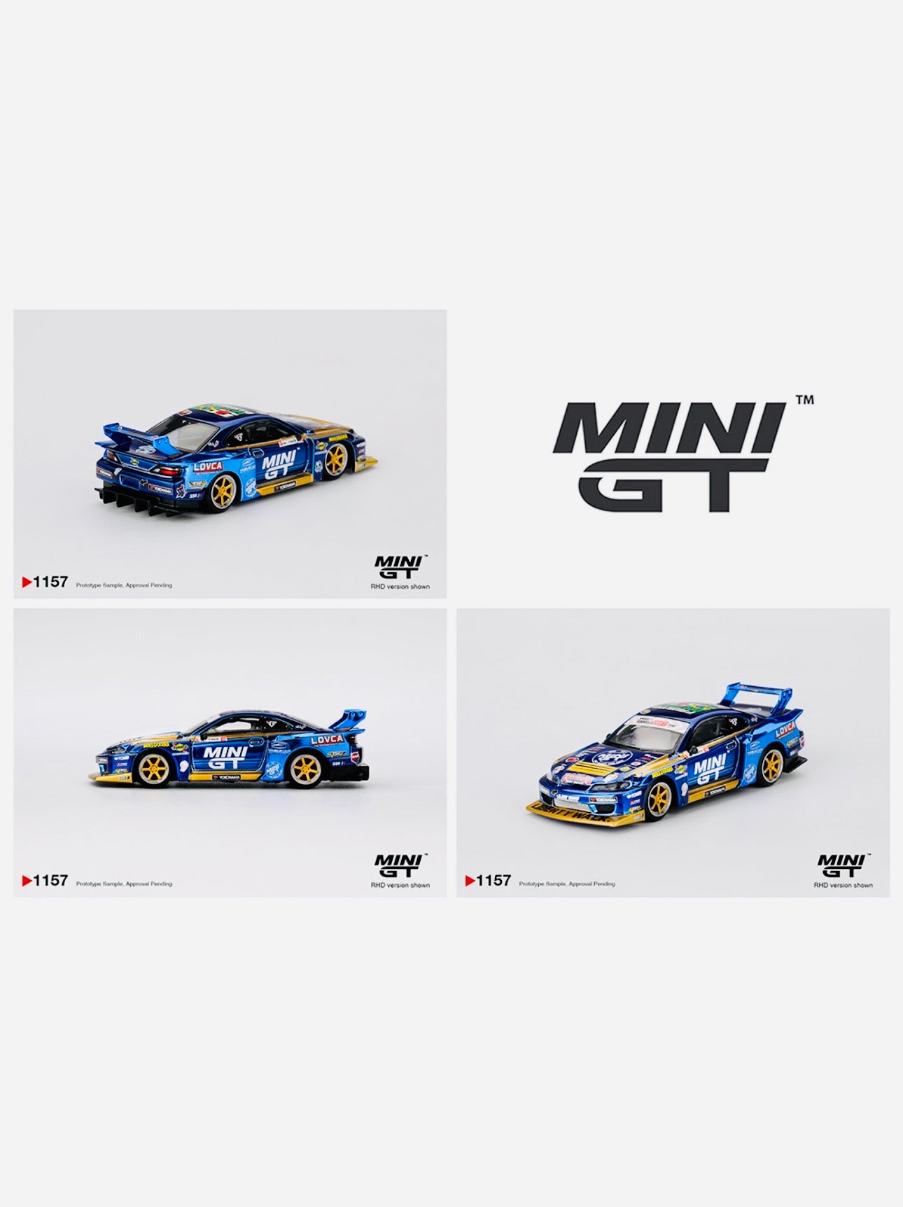 Mini GT Nissan LB-Super Silhouette S15 Silvia #555 Team Mini GT