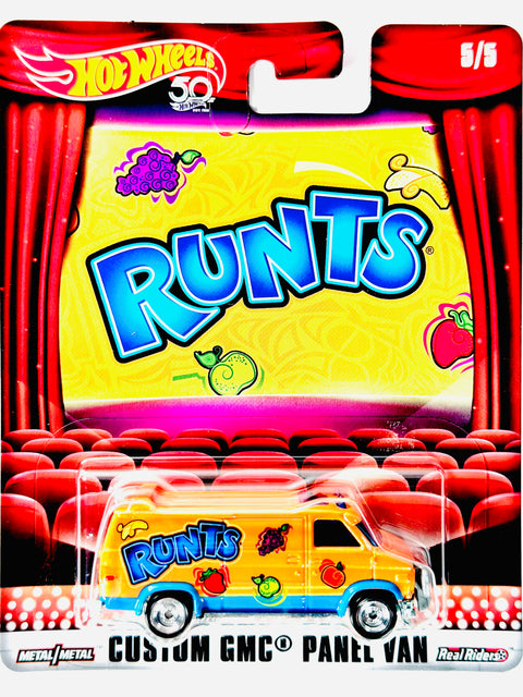 Hot Wheels 50th Anniversary Pop Culture Nestle Runts Custom GMC Panel Van