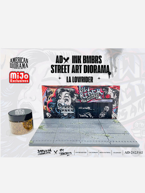 American Diorama Mijo Exclusive LA Street Art Diorama Lowrider