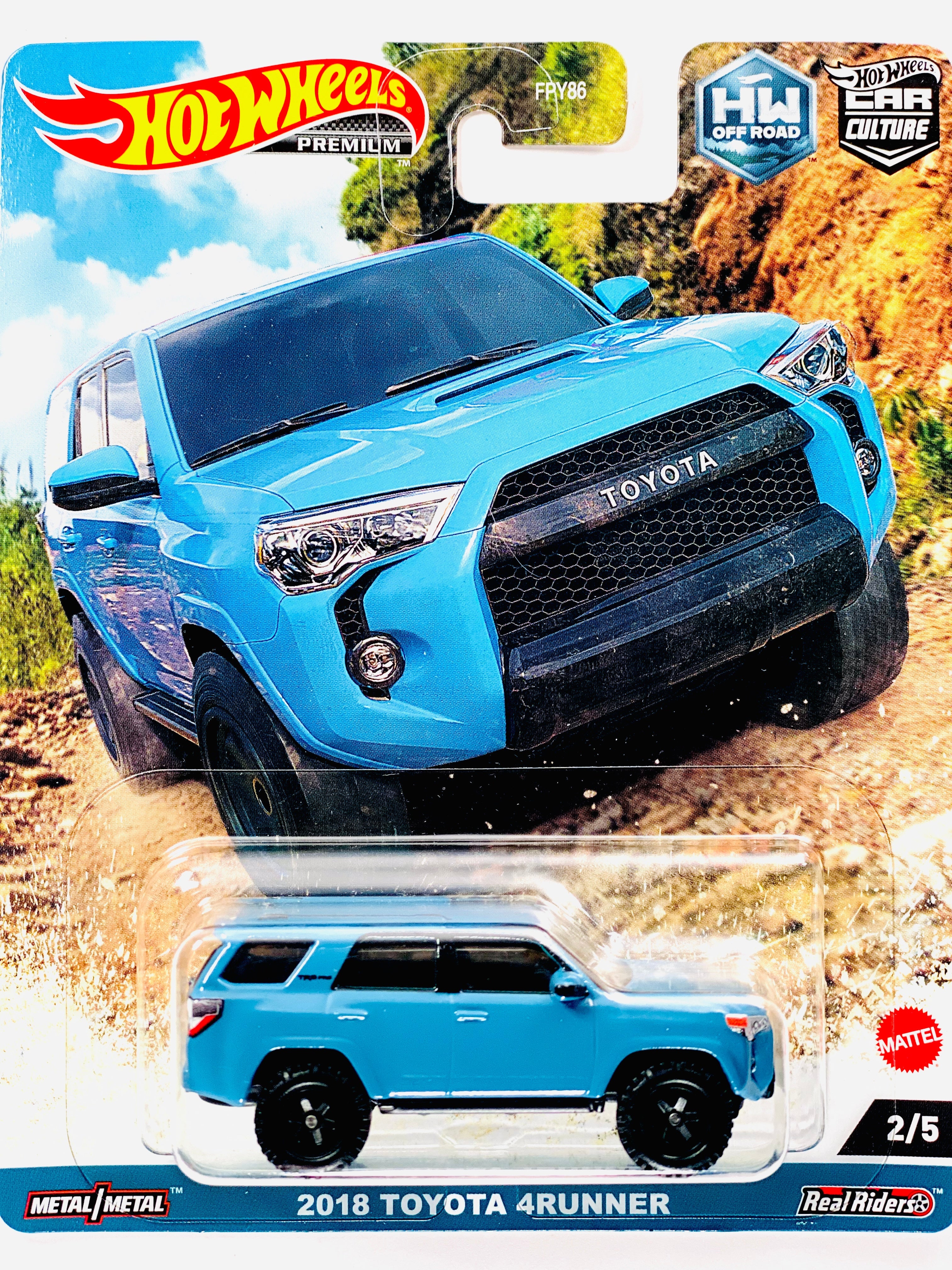 Hot Wheels 2023 Car Culture Off-Road Case F 2018 Toyota 4Runner