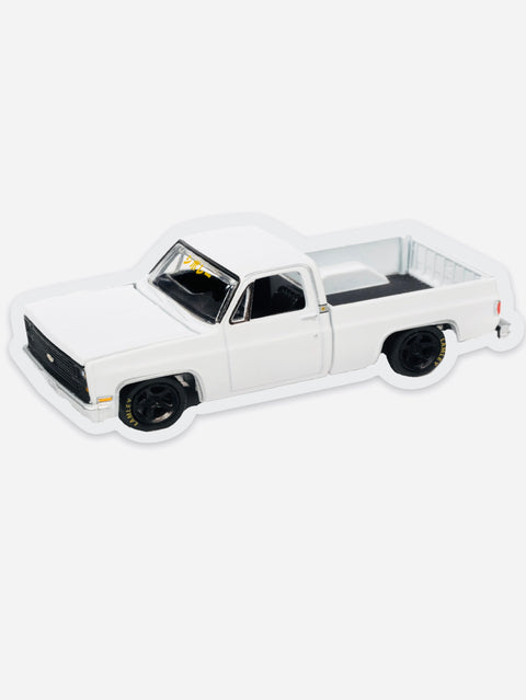 Lamley x JCar Diecast Exclusive Shakotan 1984 Chevy Silverado Diecut Sticker