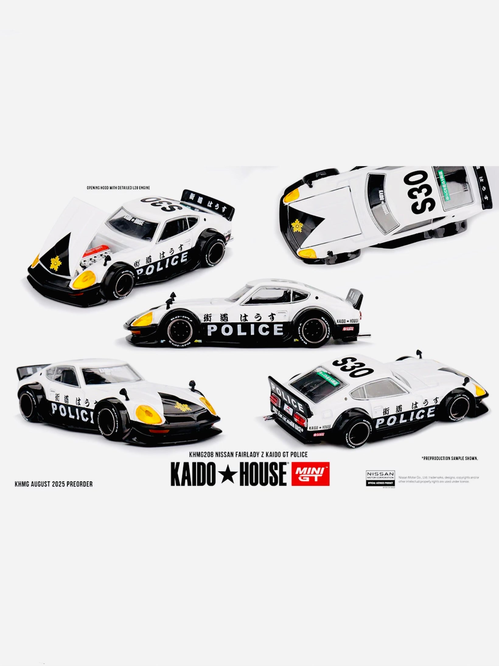Mini GT x Kaido House Collab Factory Sealed Nissan Fairlady Z