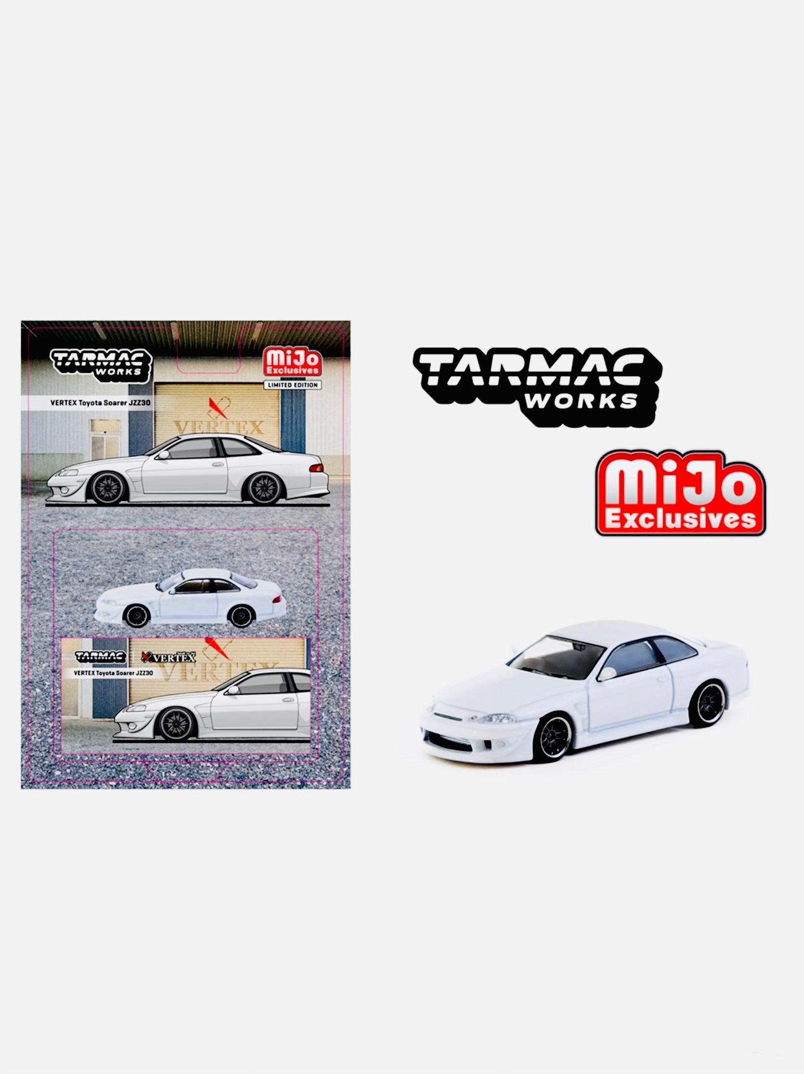 Tarmac Works Mijo Exclusive Global 64 VERTEX Toyota Soarer JZZ30