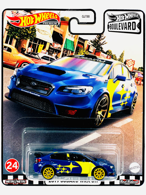 Hot Wheels 2021 Boulevard 2019 Subaru WRX STI #24 - Damaged Card