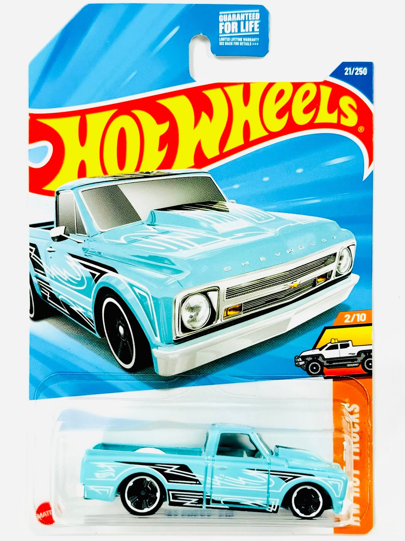 Hot Wheels HW Hot Trucks '67 Chevy C10 Blue (21/250) - Damaged