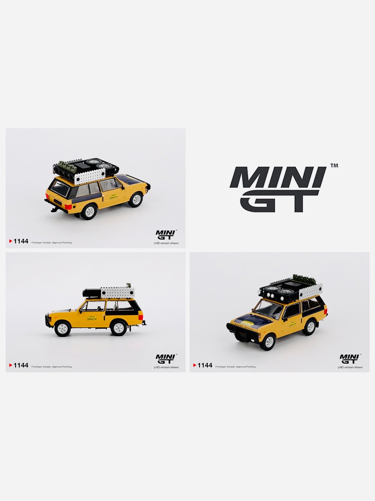 Mini GT Range Rover 1981 Camel Trophy Sumatra C.Swoboda & K.Mentel
