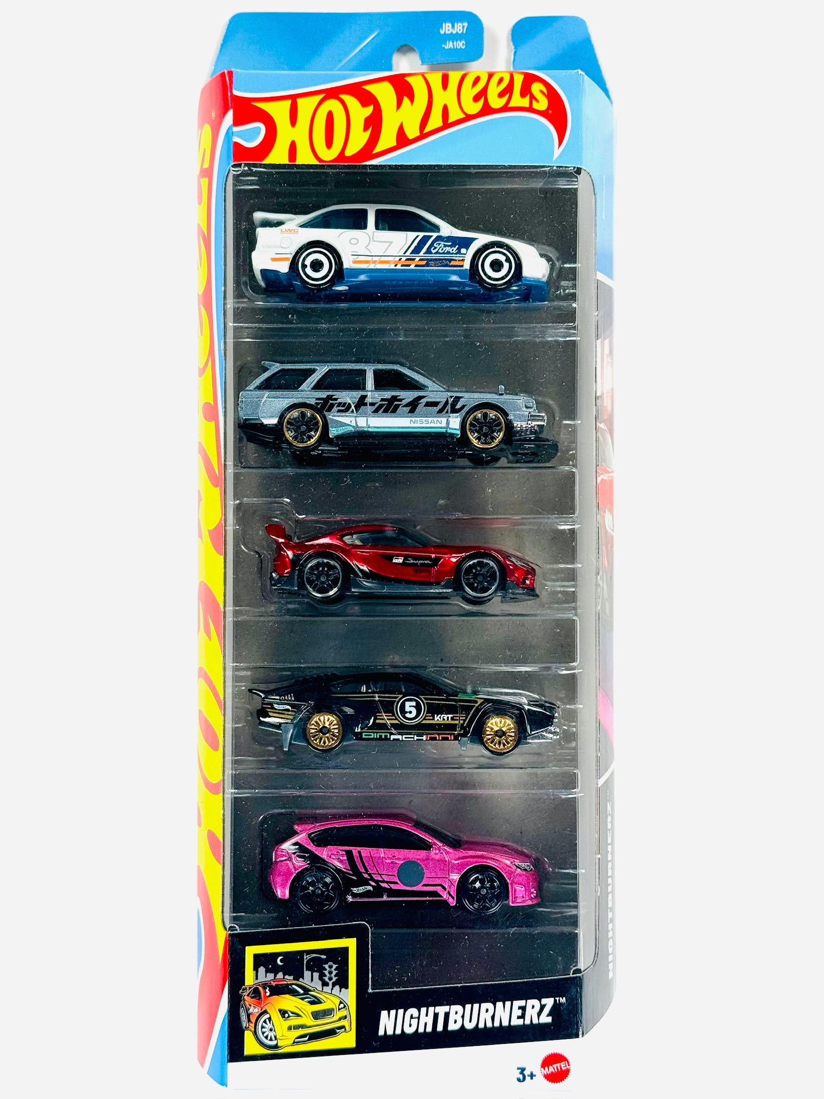 その他 Rowland, Schwartz Knight CSR Hot Wheels 2025 Nightburnerz 5-Pack - Damaged Box – Jcardiecast