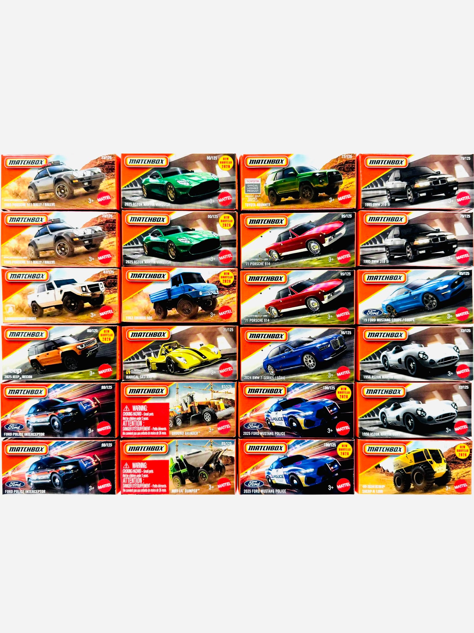 Matchbox 2026 Power Grabs Case J (24ct Assortment Mix Varies