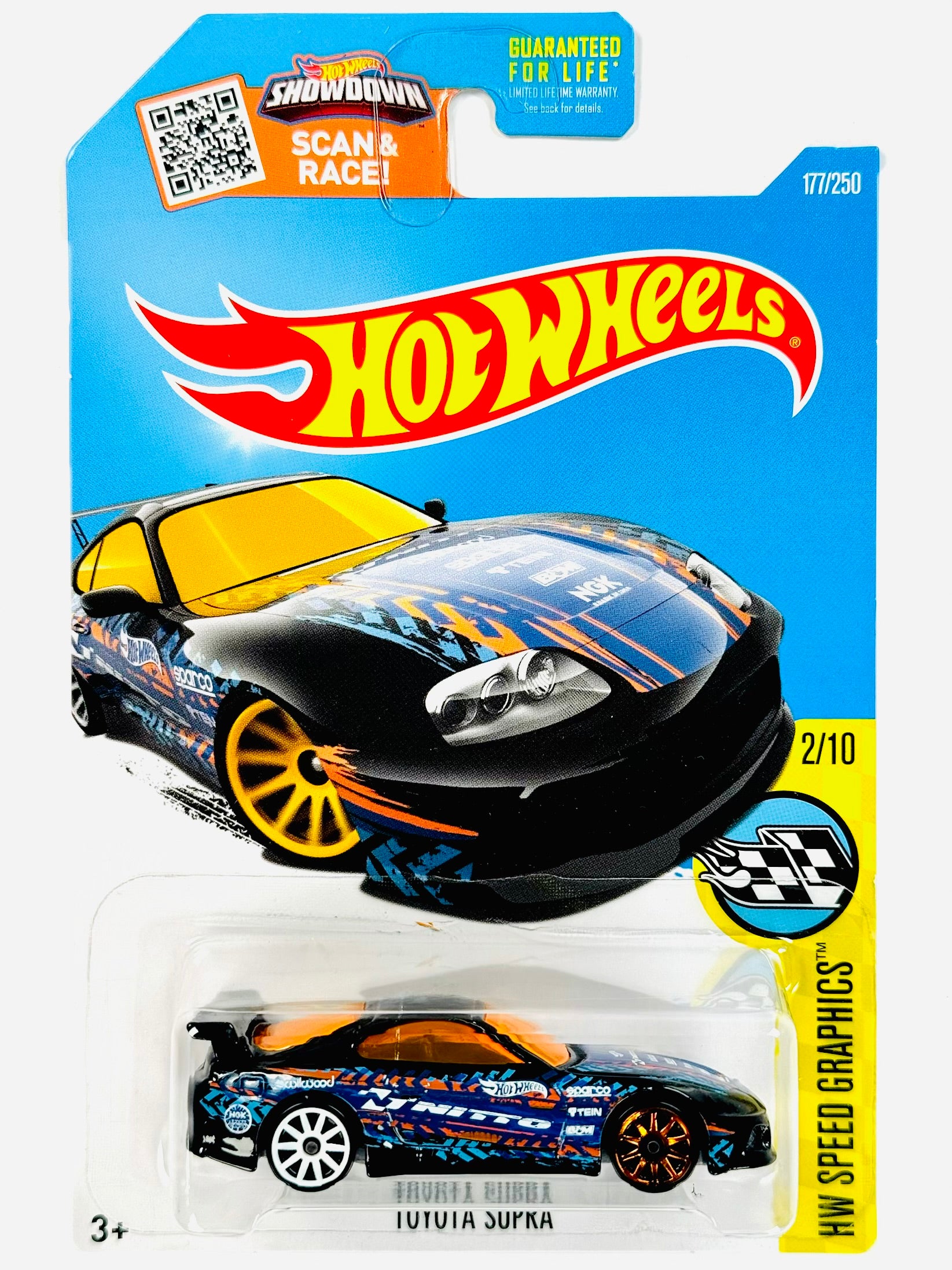 Hot Wheels トヨタ スープラ HW SPEED GRAPHICS Hot Wheels HW Speed Graphics Toyota Supra (177/250) - Damaged Card