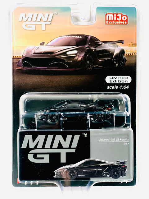Mini GT Mijo Exclusive McLaren 720S LB-Works Black #777