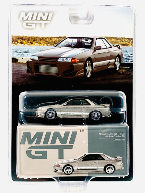 Mini GT Mijo Exclusive Nissan Skyline GT-R (R32) Veilside Combat C-I Veilside Combat Grey #971