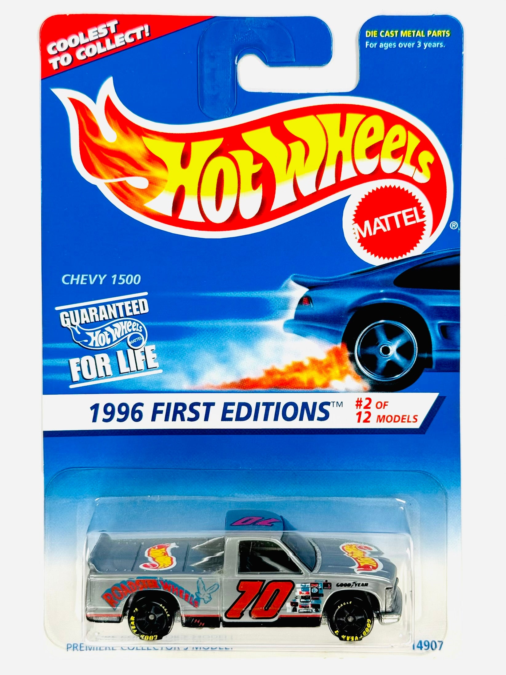 【レアカード】ホットウィール CHEVY 1500 Hot Wheels 1996 First Editions Chevy 1500 (2/12) - Damaged Card