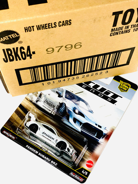 Hot Wheels 2025 Car Culture Pandem Subaru BRZ Factory Sealed Solid Pack (10 Cars)